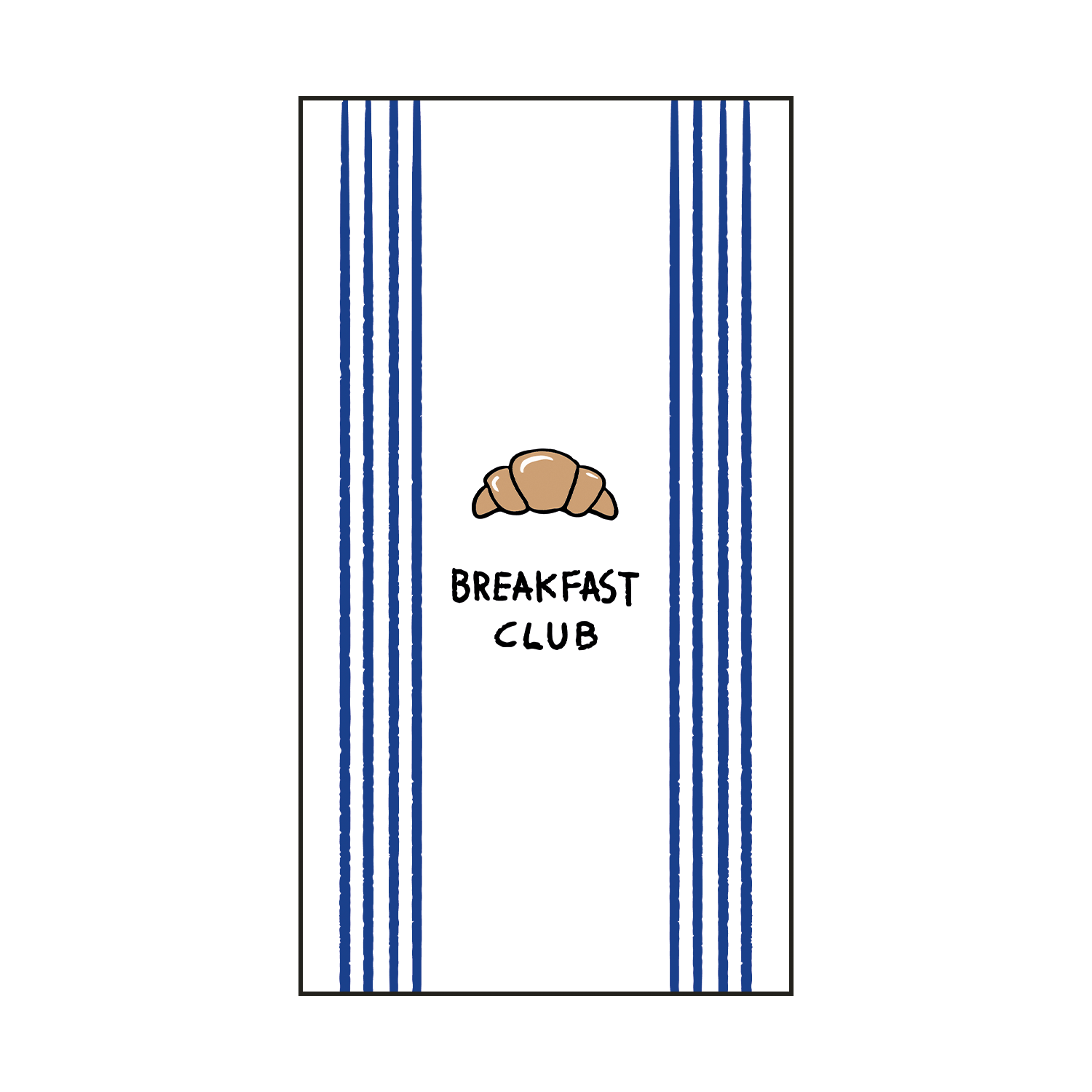 NAPKIN PAPER RECTANGLE CROISSANT