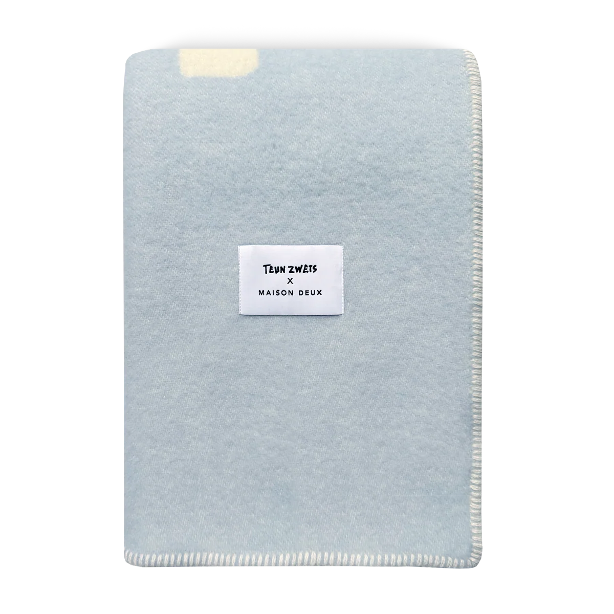 MAISON DEUX SPLITTED CHAIR BLANKET BLUE BUTTER YELLOW