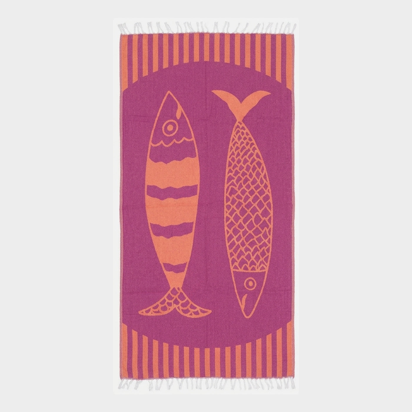 TANGOTAILS TOWEL FUSCHIA - CORAL