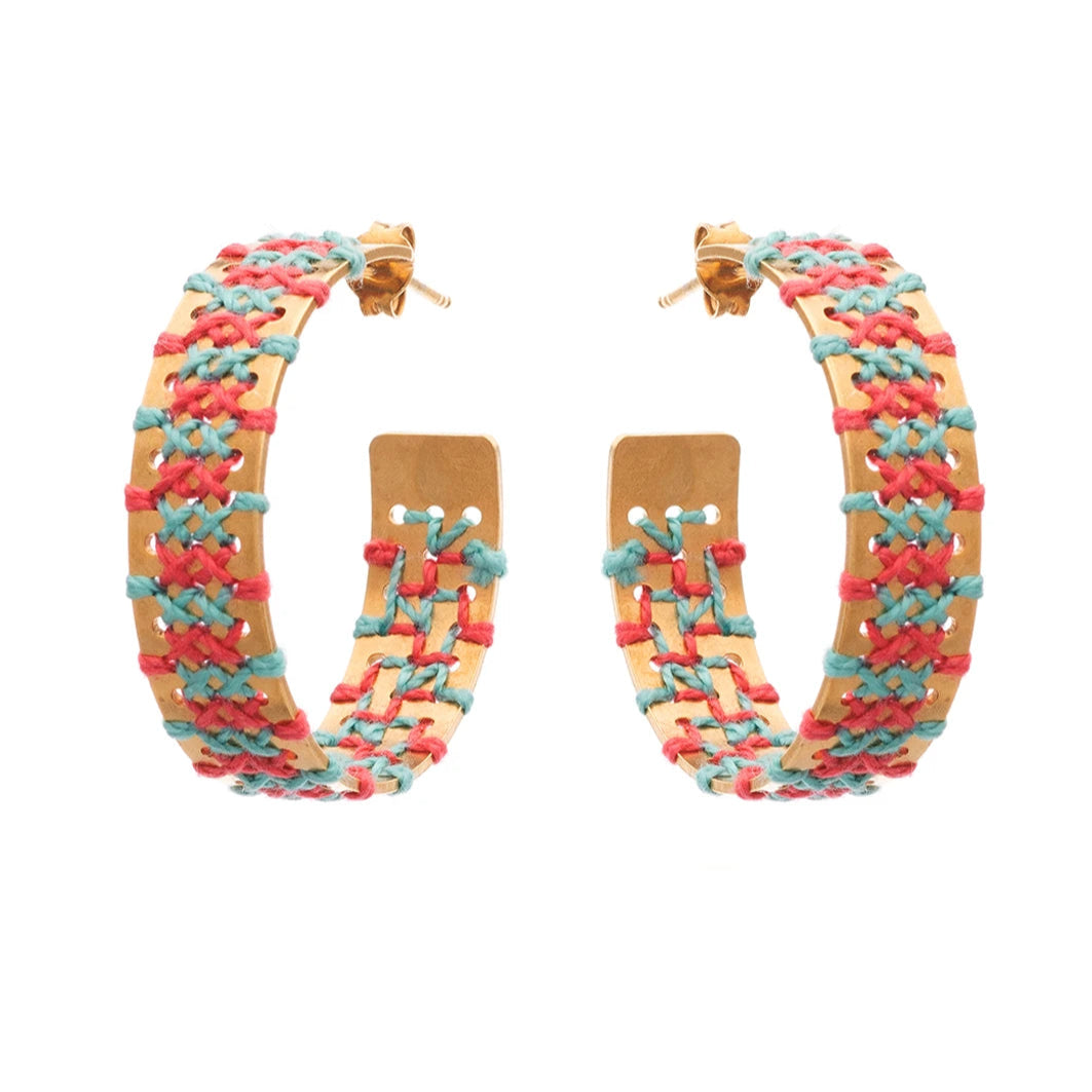 TUID SANTORINI HOOPS EARRINGS