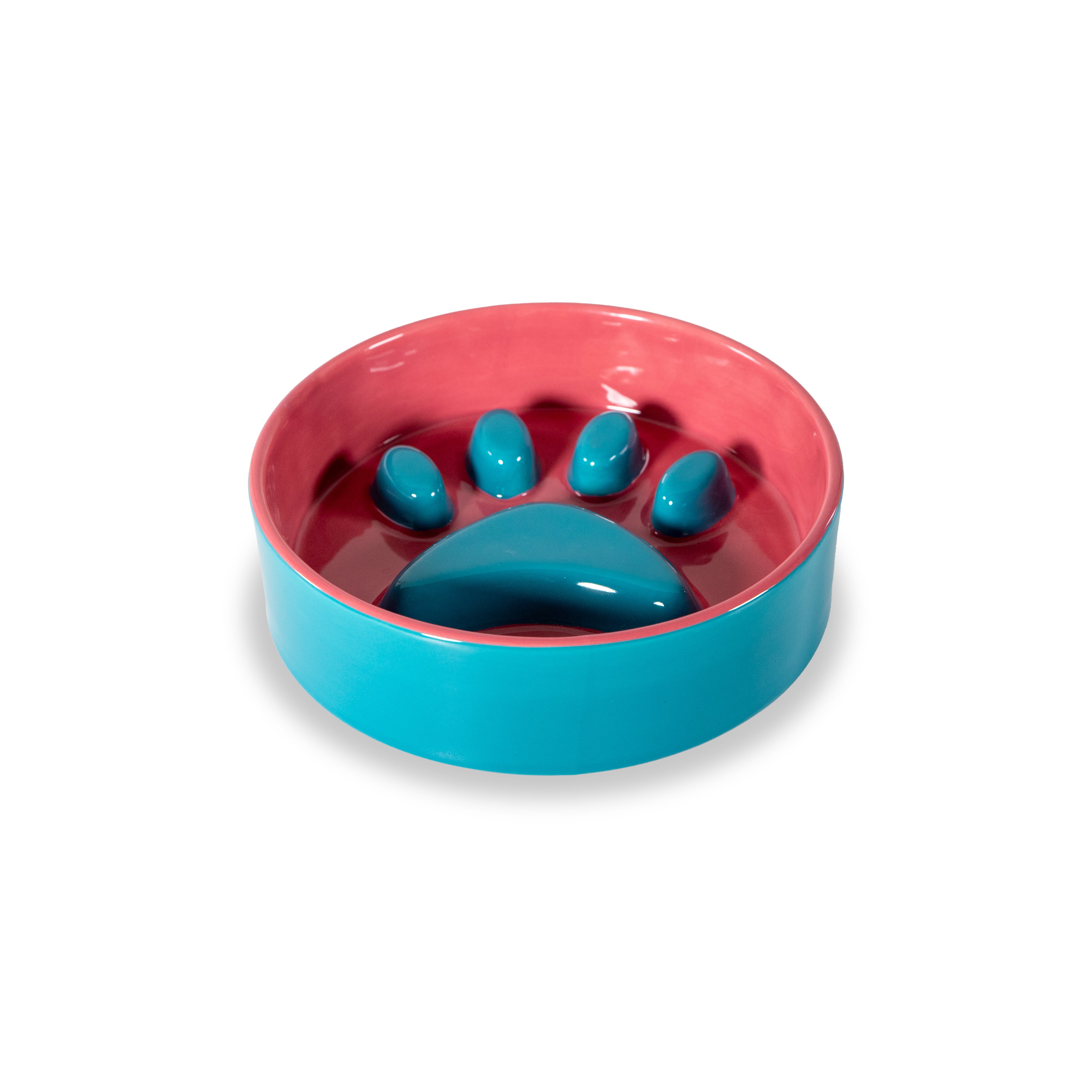 PAW BOWL BLUE MEDIUM