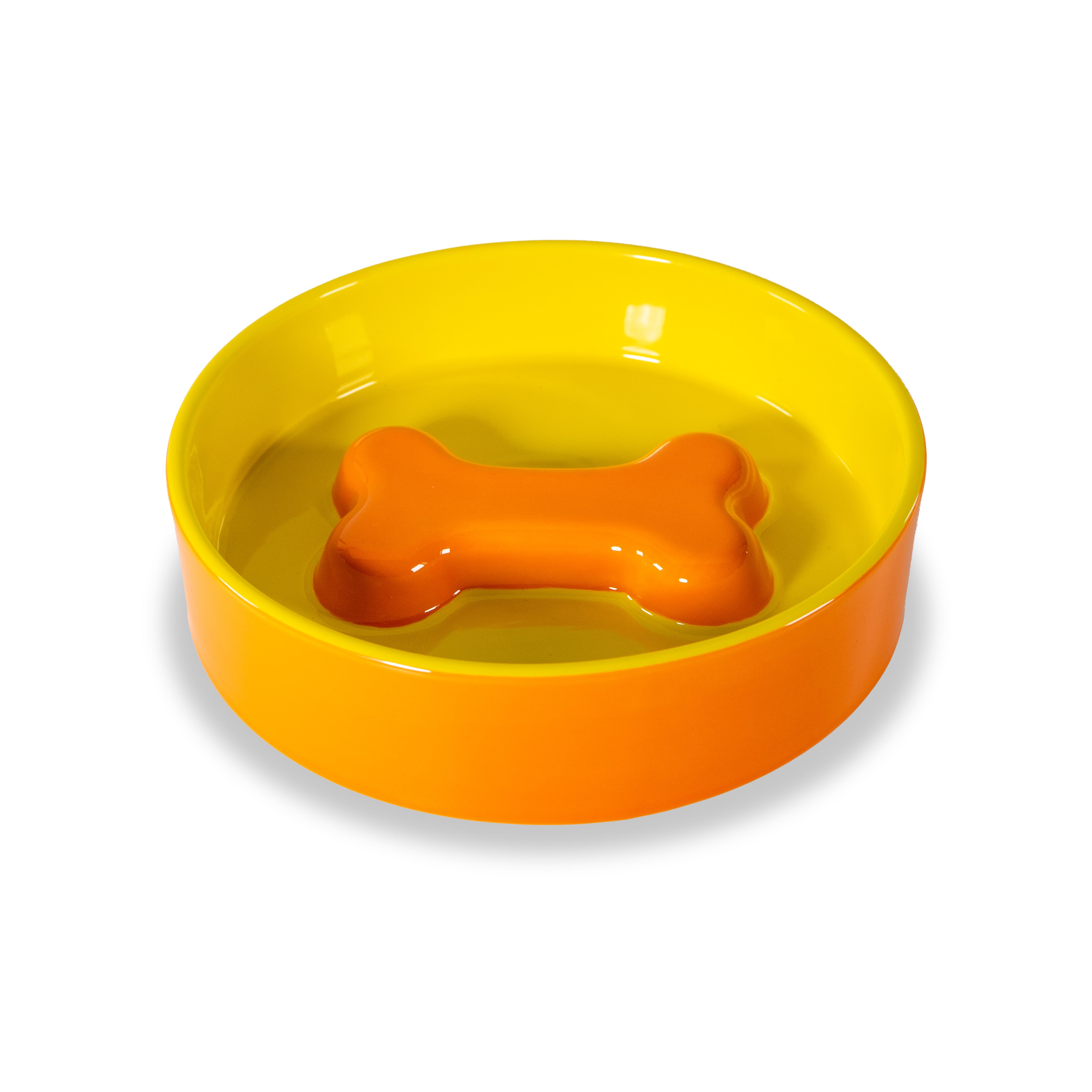 BONE BOWL ORANGE LARGE