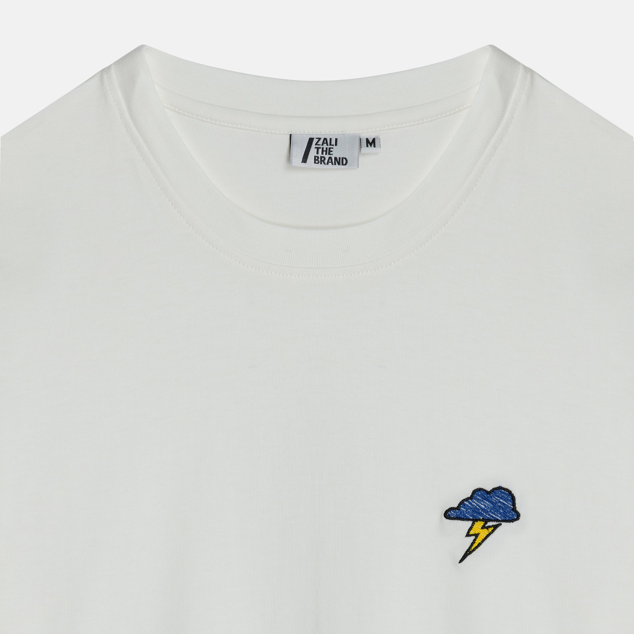 BLUE CLOUD WHITE T-SHIRT