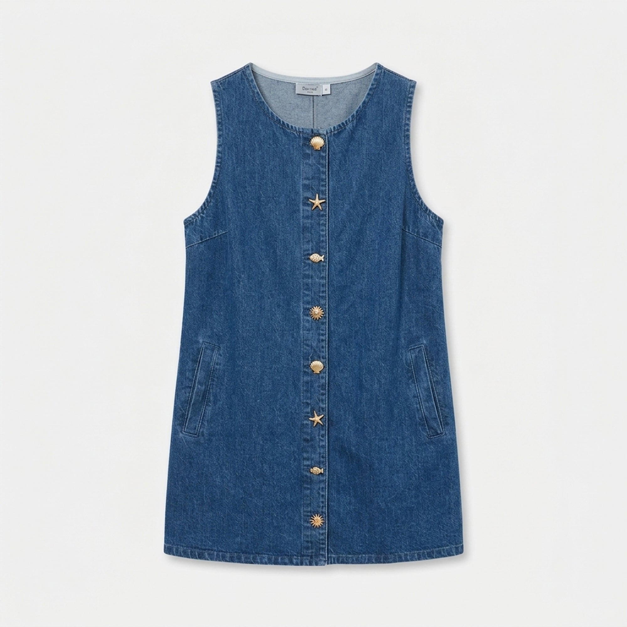 SEA SHORT DENIM DRESS