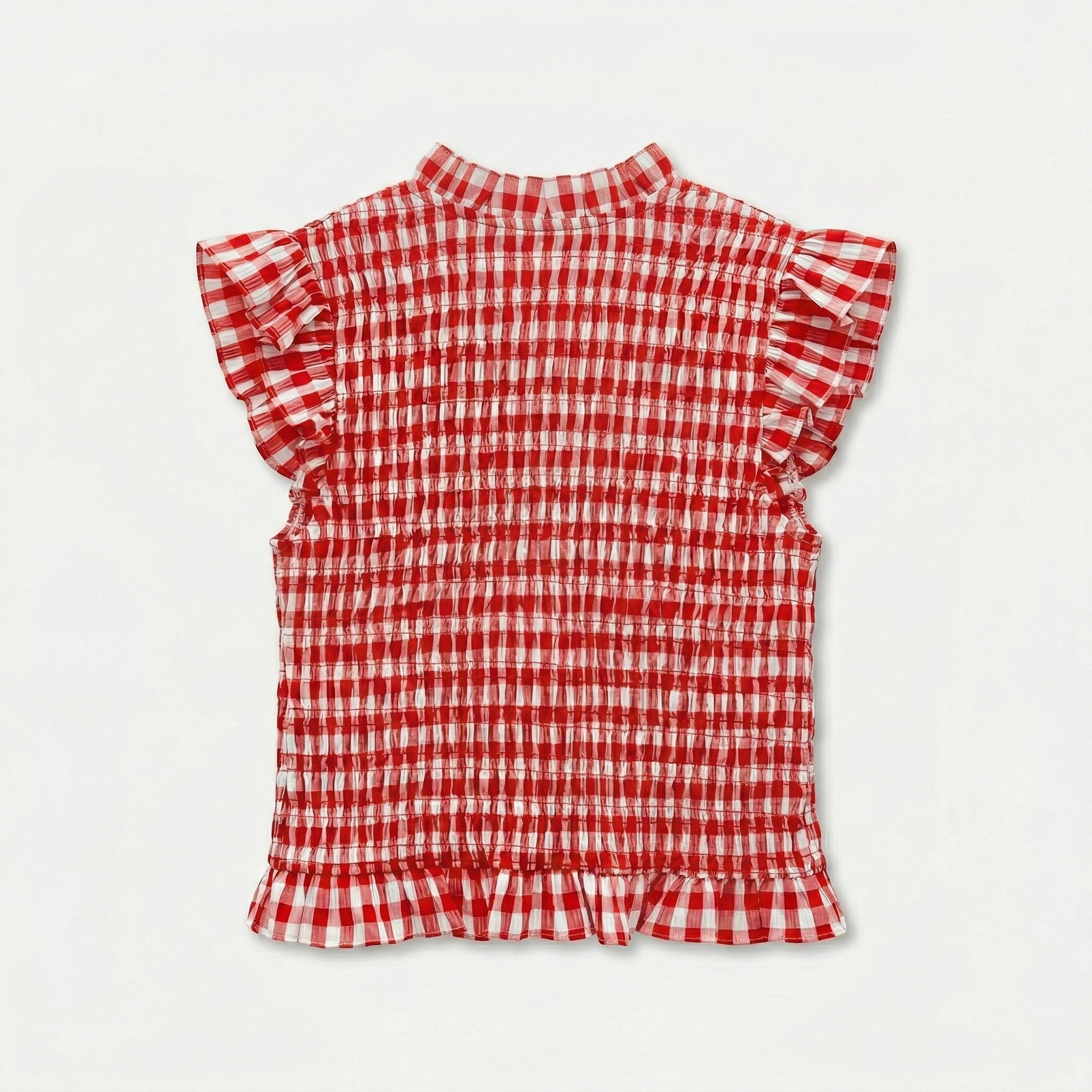TINA TOP VICHY RED