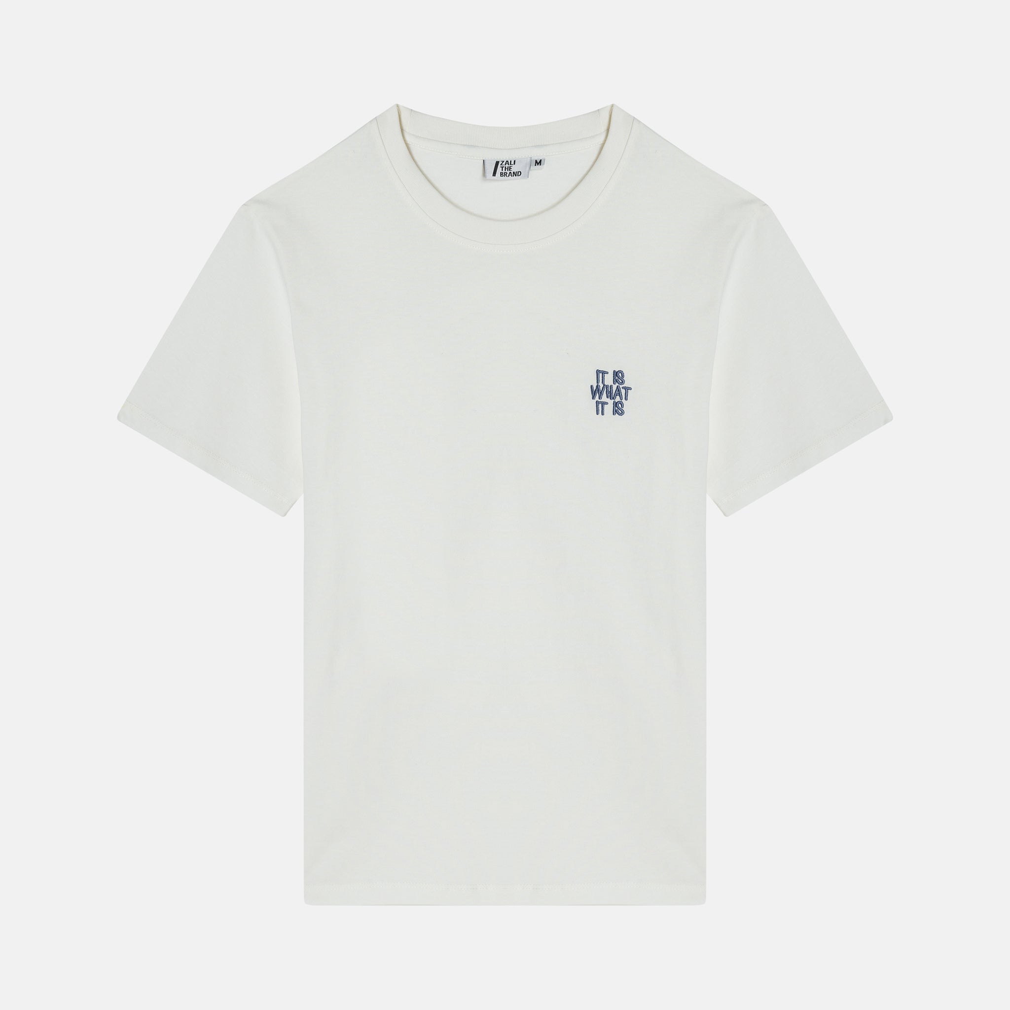 "IT IS WHAT IT IS" T-SHIRT WHITE