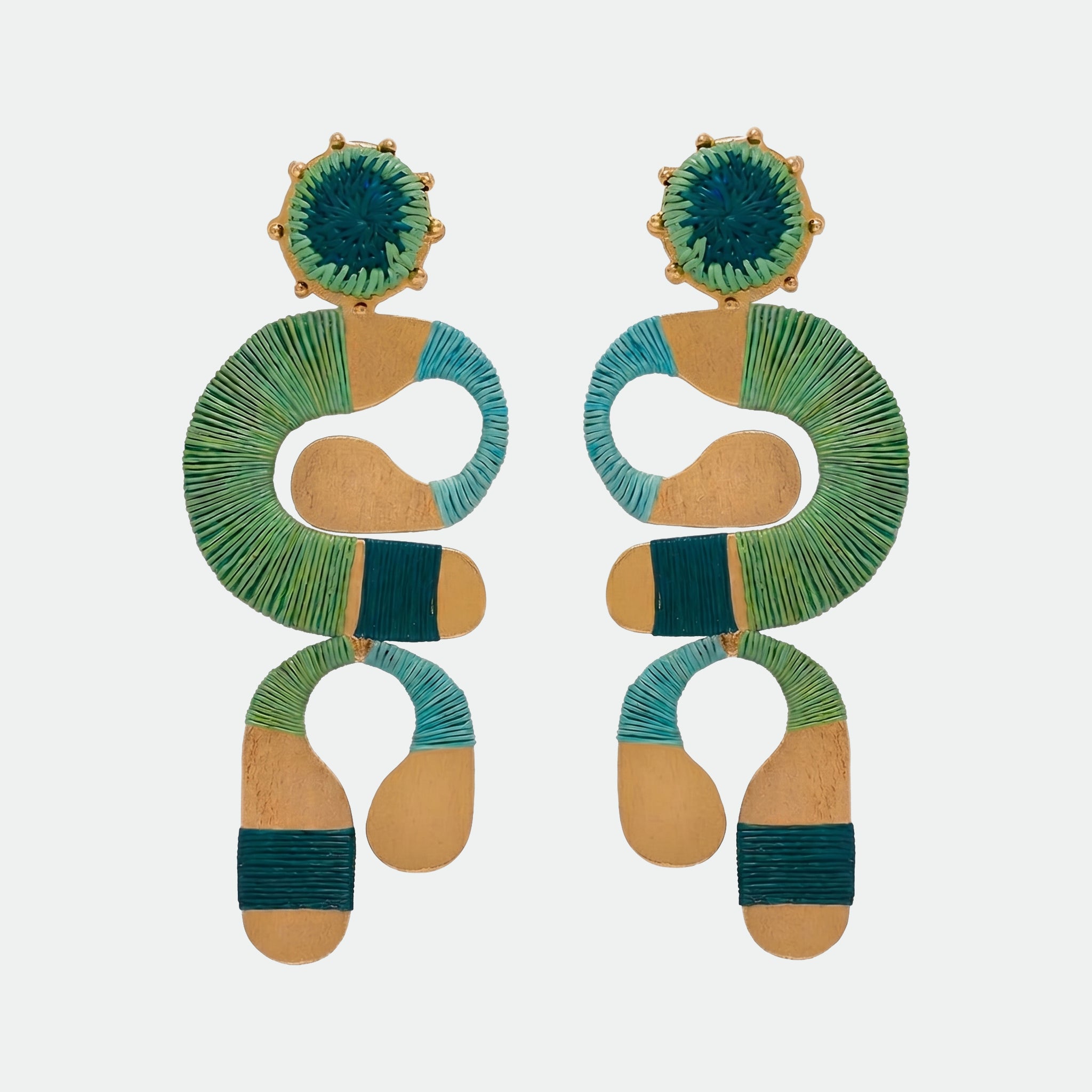 EOS EARRINGS GREEN