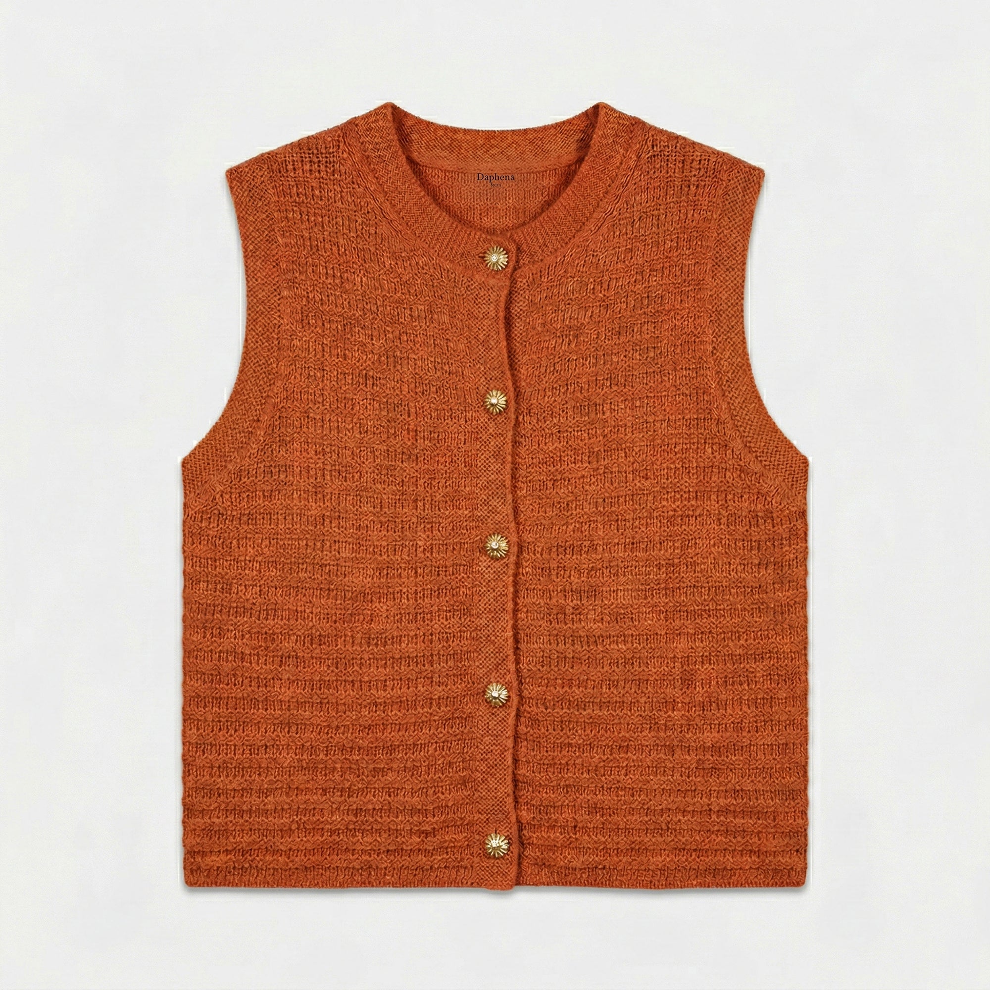SEA CROCHET TOP ROUILLE