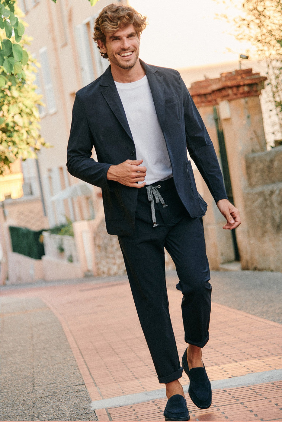 PAOLO LESCADA PANTS NAVY