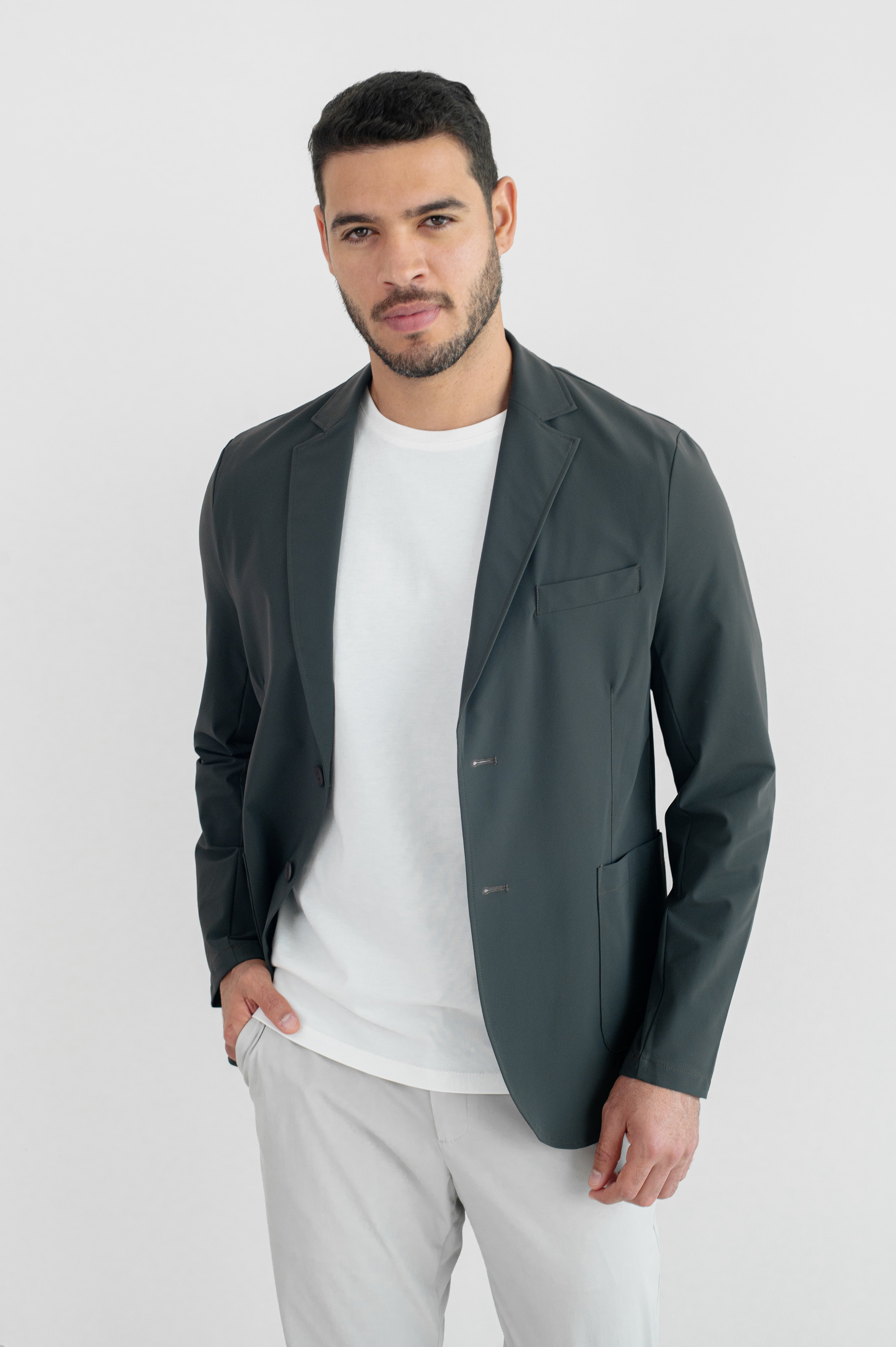 NIKO LESCADA BLAZER FOREST GREEN