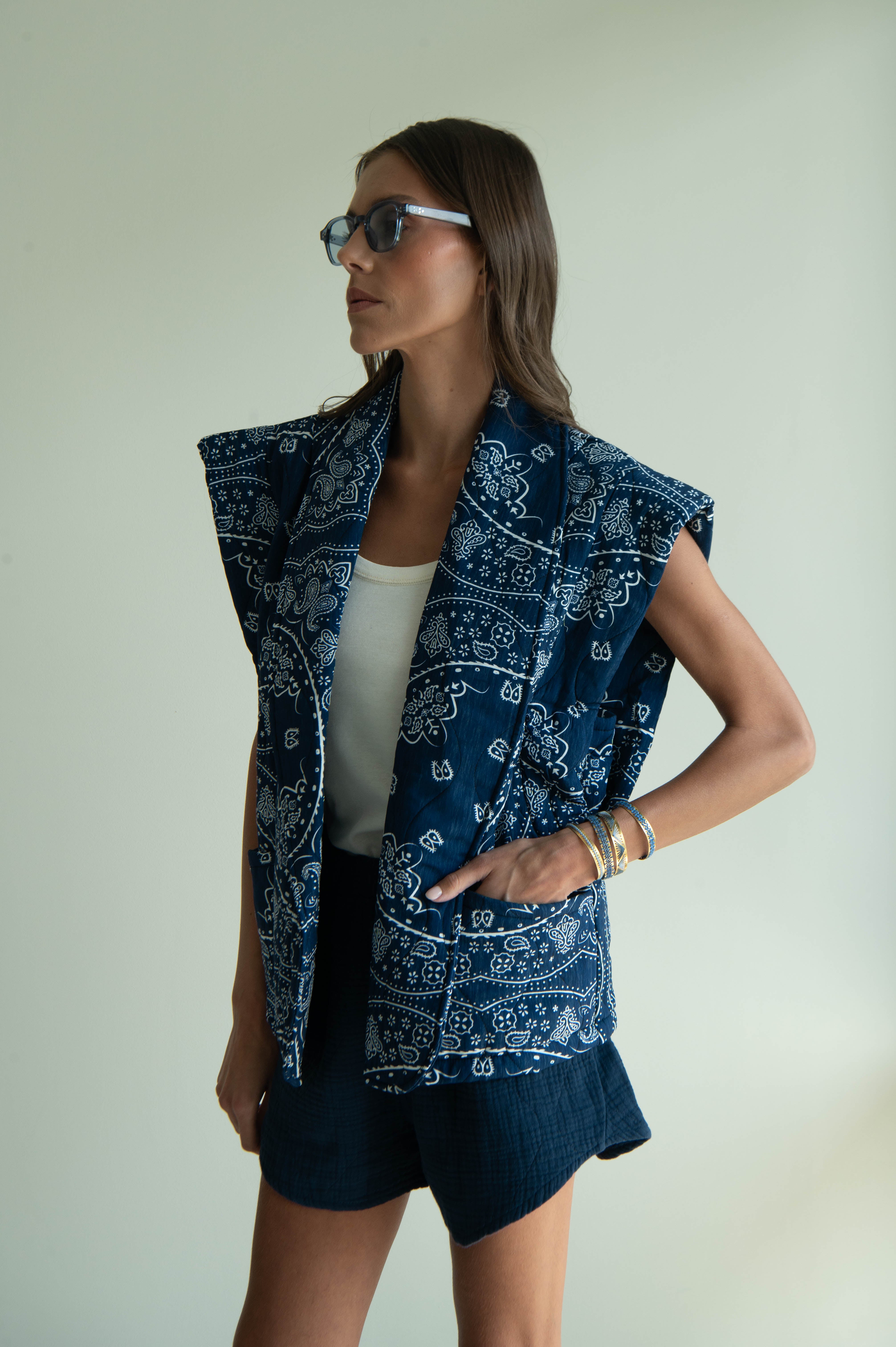 ROSWELL1 SHORTS PLAIN NAVY