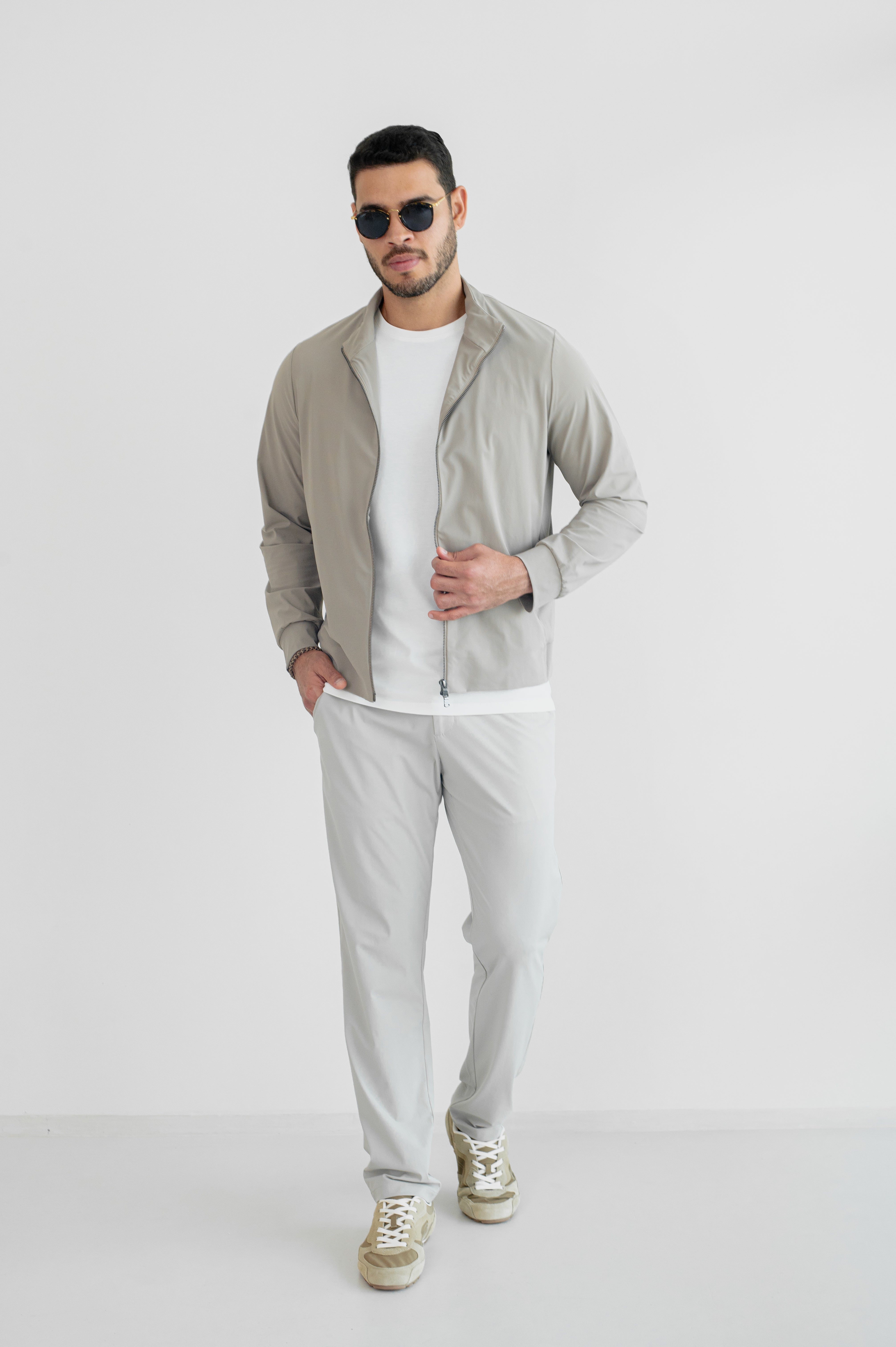 LUC LESCADA VEST BEIGE