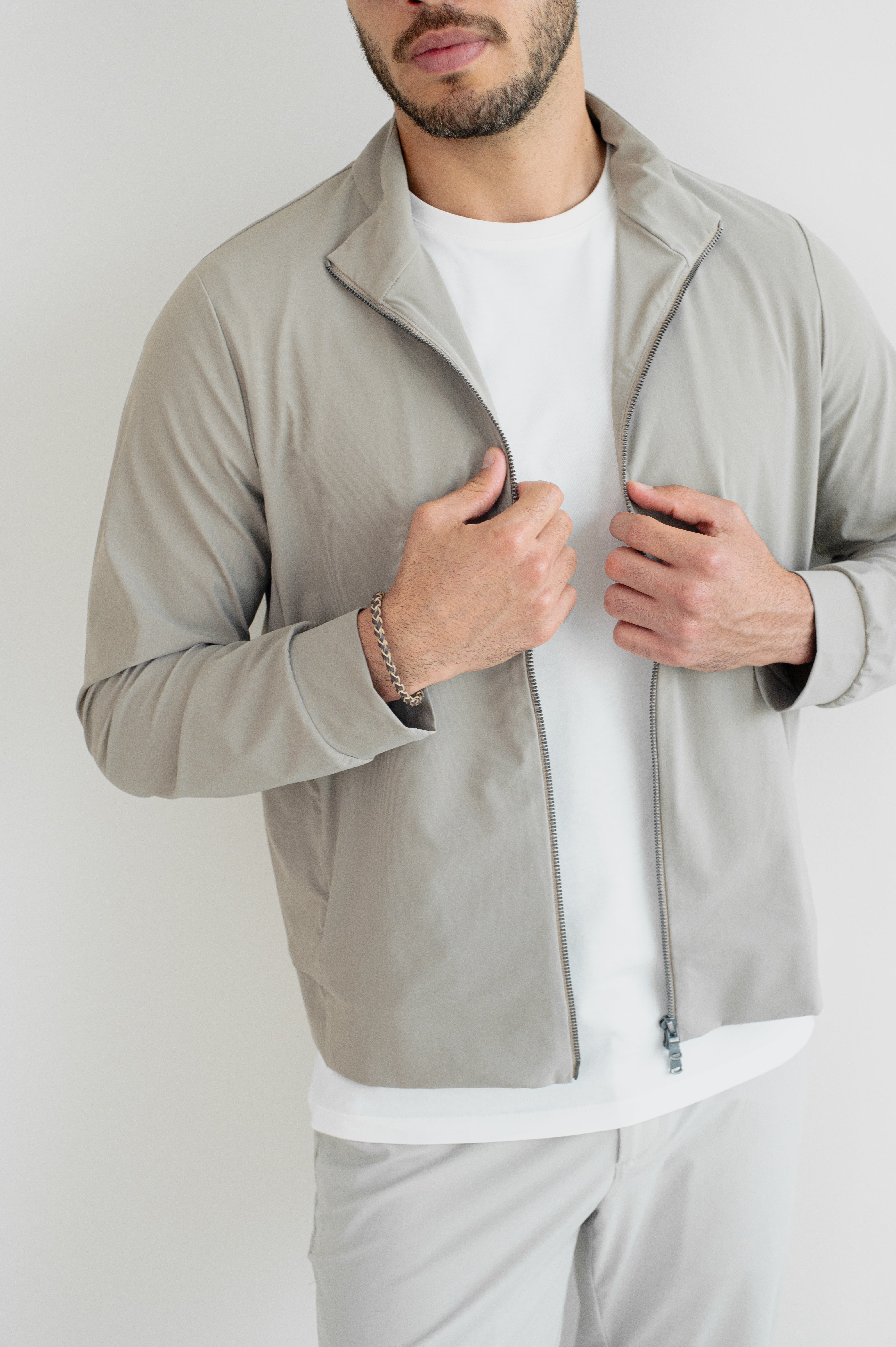 LUC LESCADA VEST BEIGE