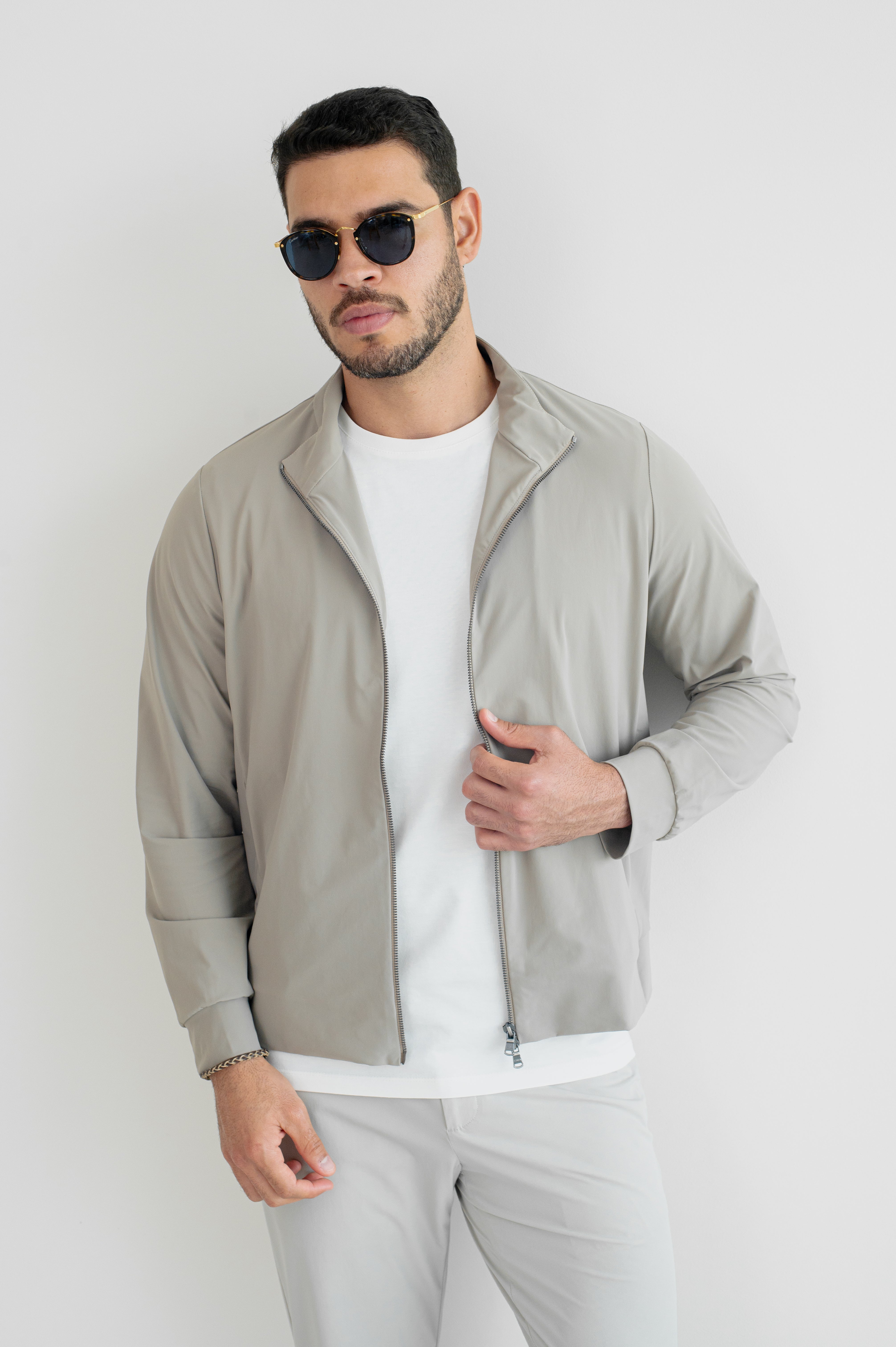 LUC LESCADA VEST BEIGE