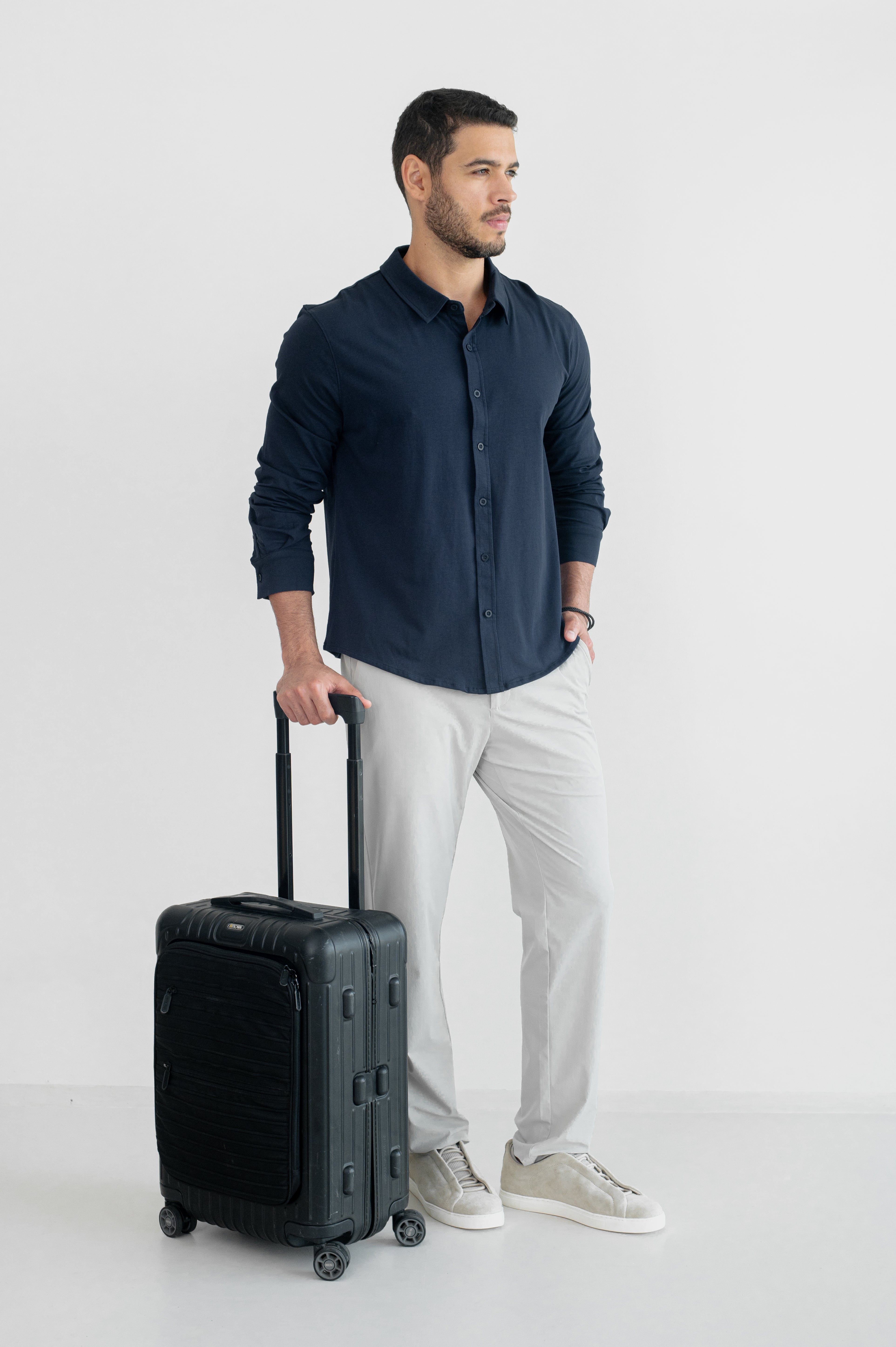 FAUST TERZO COTTON MARINE SHIRT