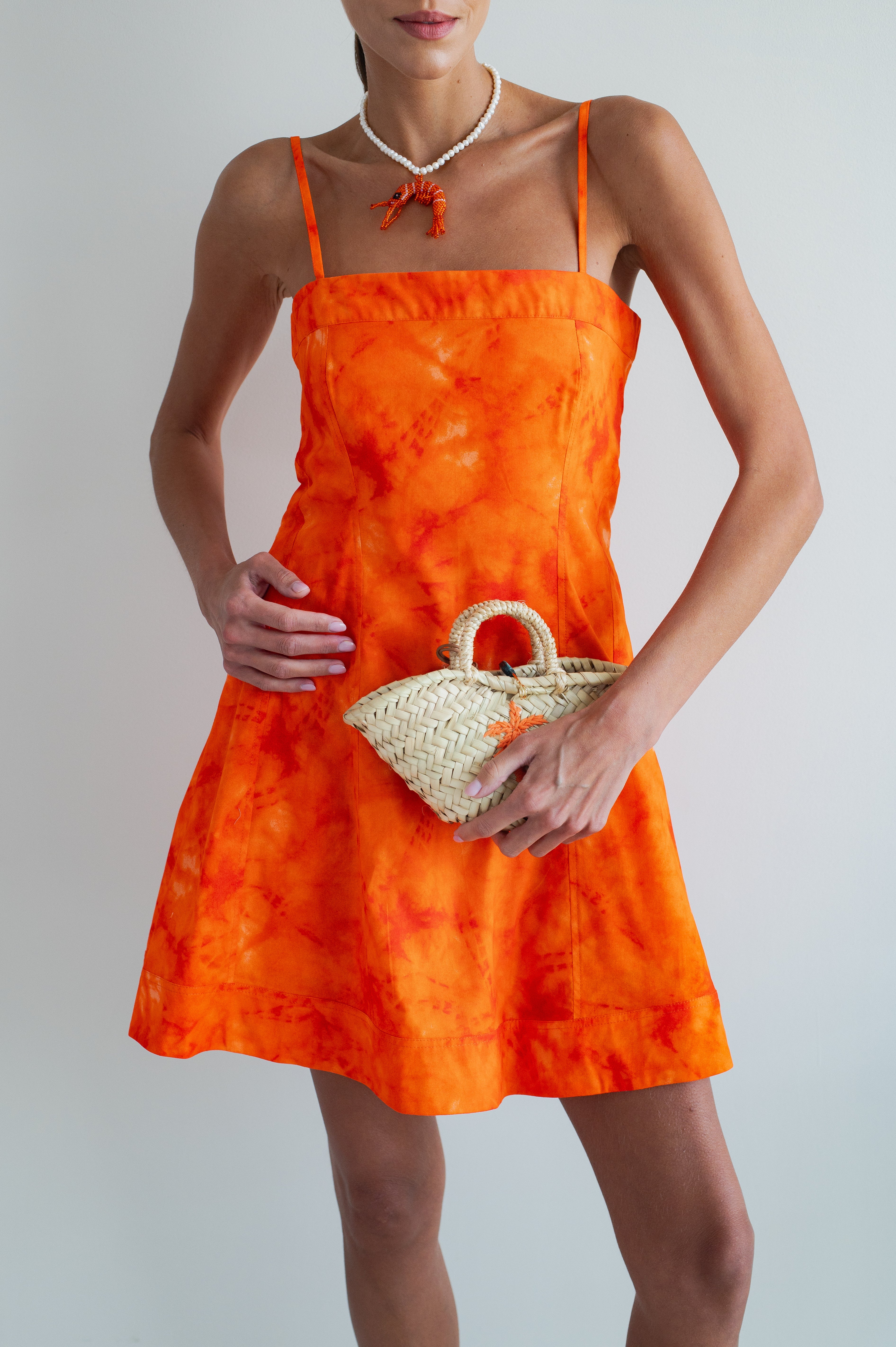 AURA SHORT DRESS EMBER