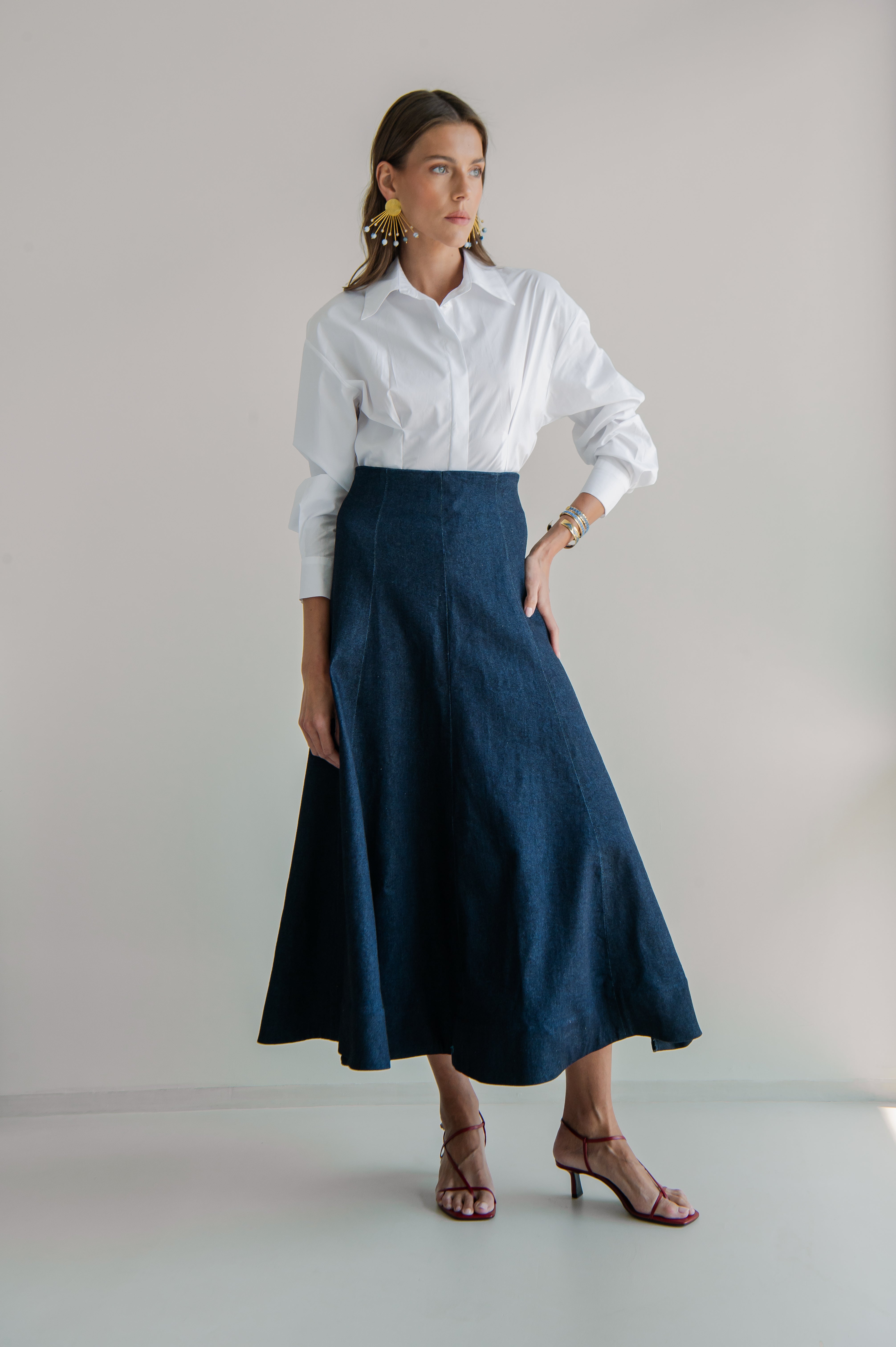 MIA DEEP DEEP NAVY DENIM SKIRT