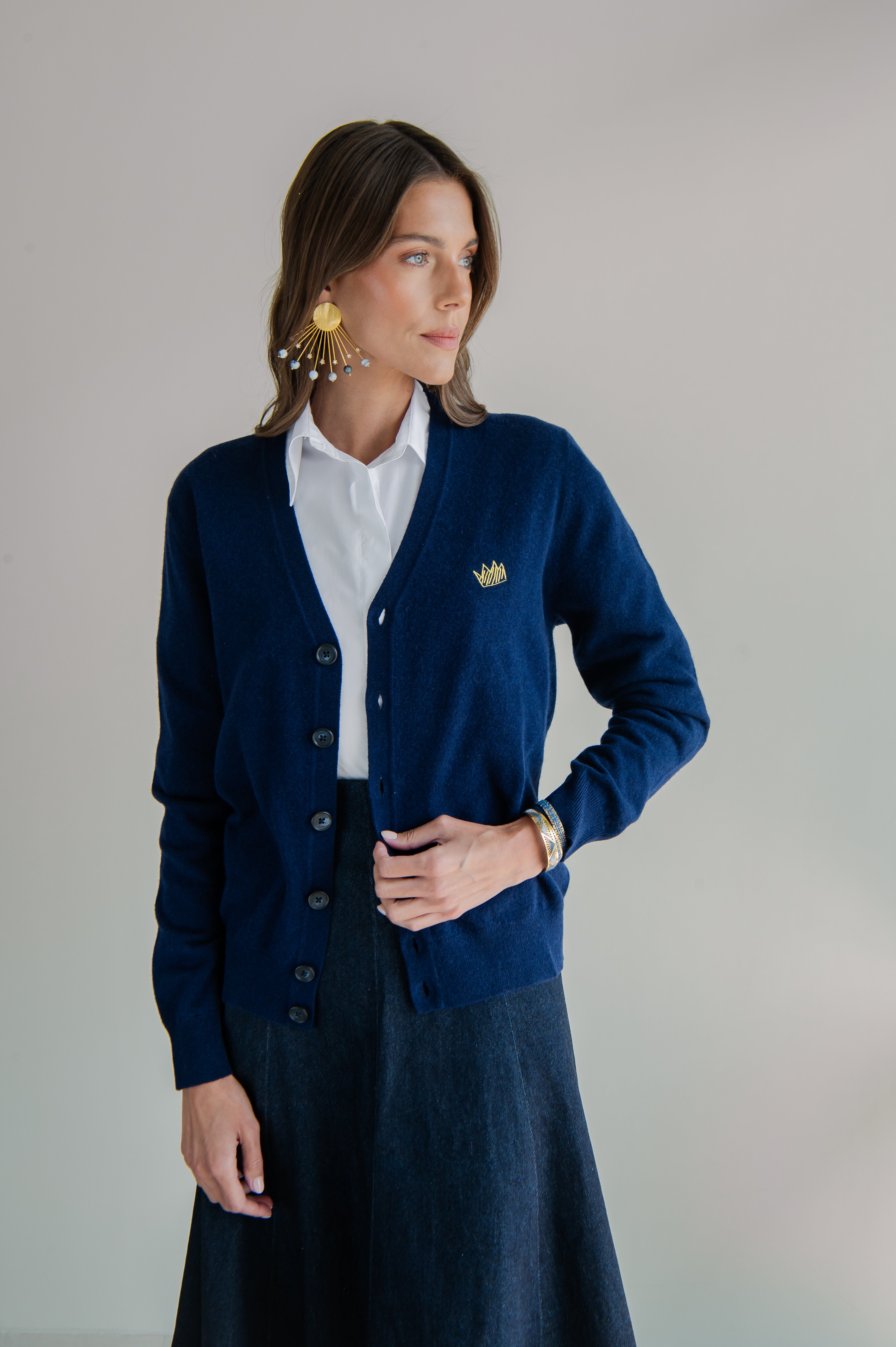 MIA DEEP DEEP NAVY DENIM SKIRT