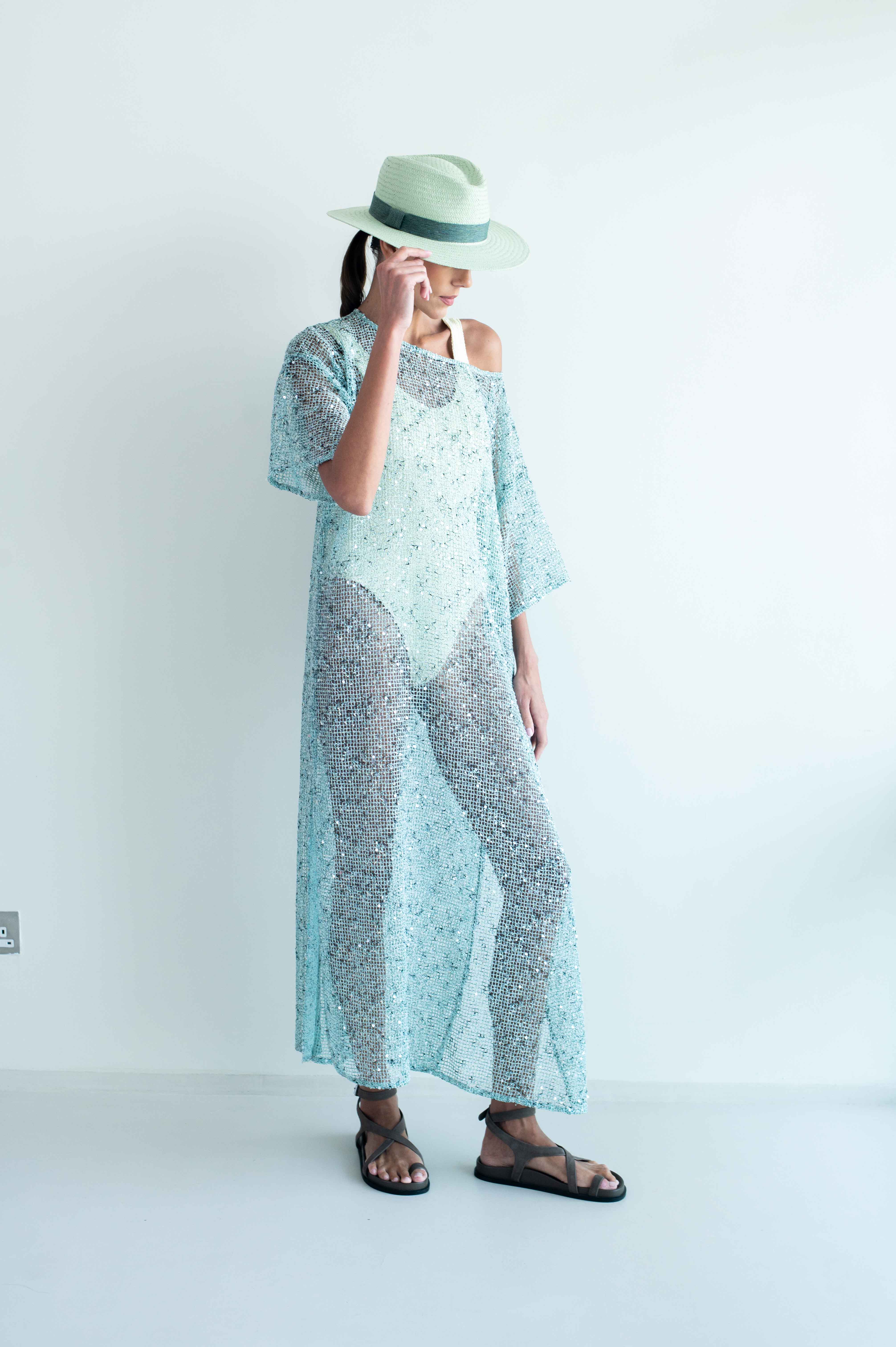 THE THALASSA MESH KAFTAN