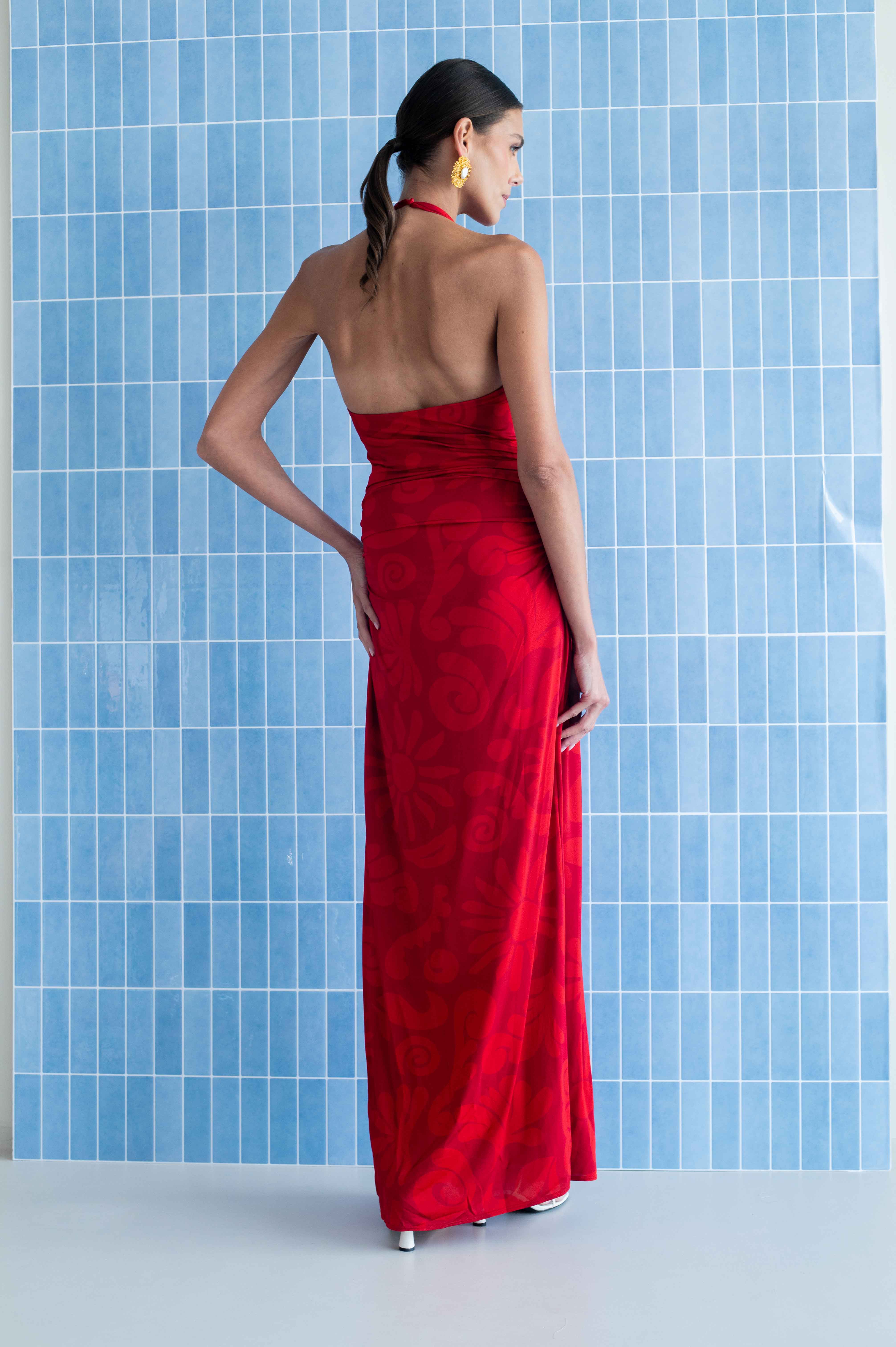 CAIRO DRESS- ESTATECARMIN