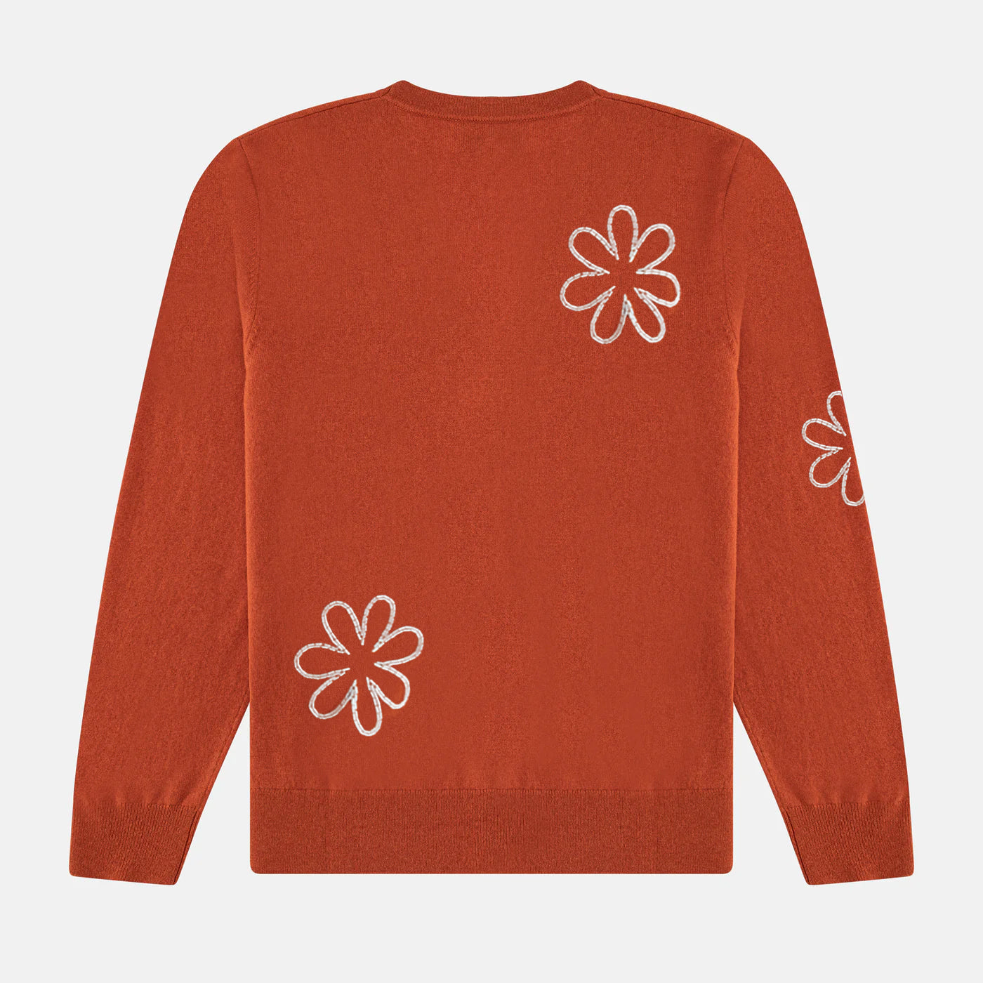 MIA FLOWER CARDIGAN ORANGE