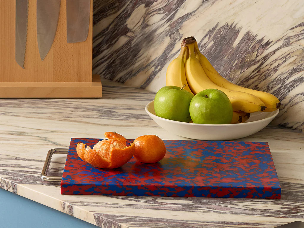 LARGE CUTTING BOARD - RED/BLUE