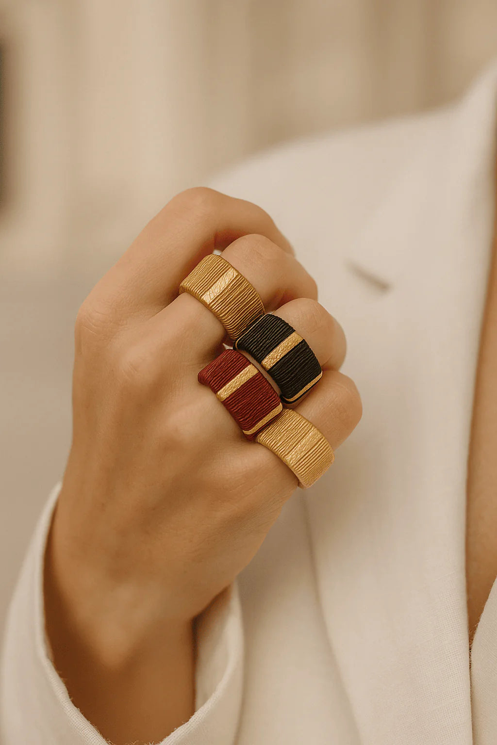 JUACA RING CHERRY