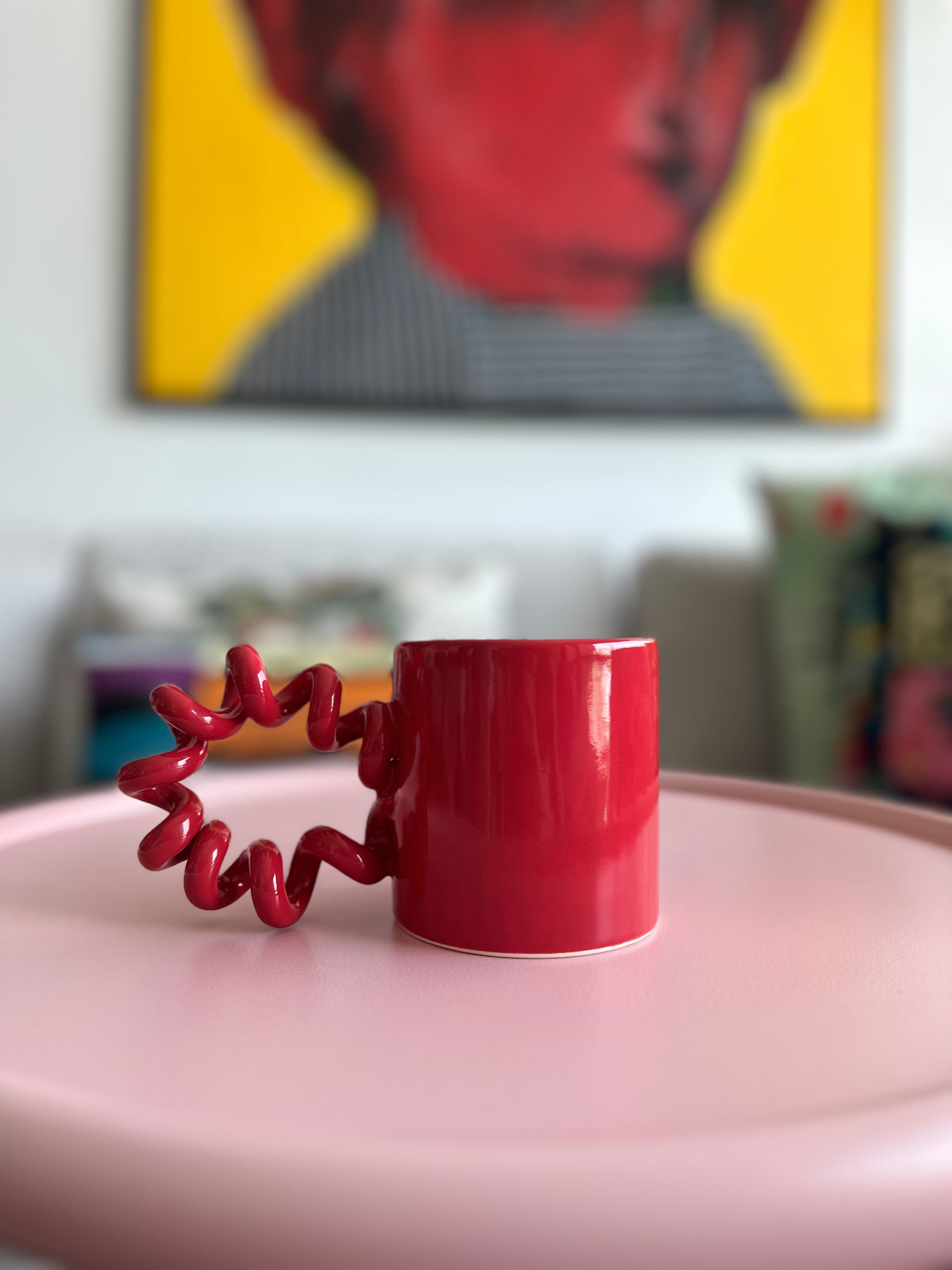 Curly Mug - Red