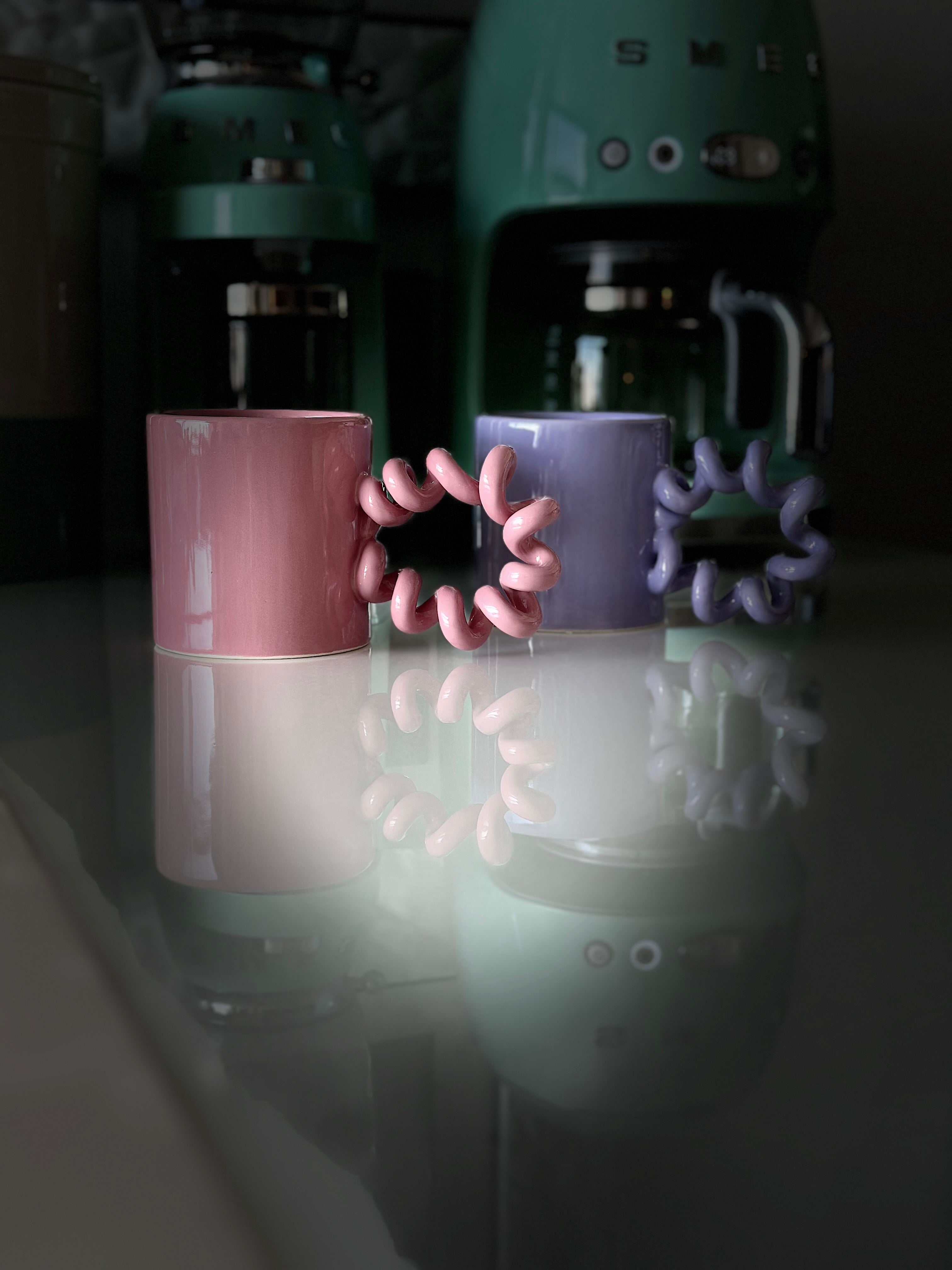 Curly Mug - Pink