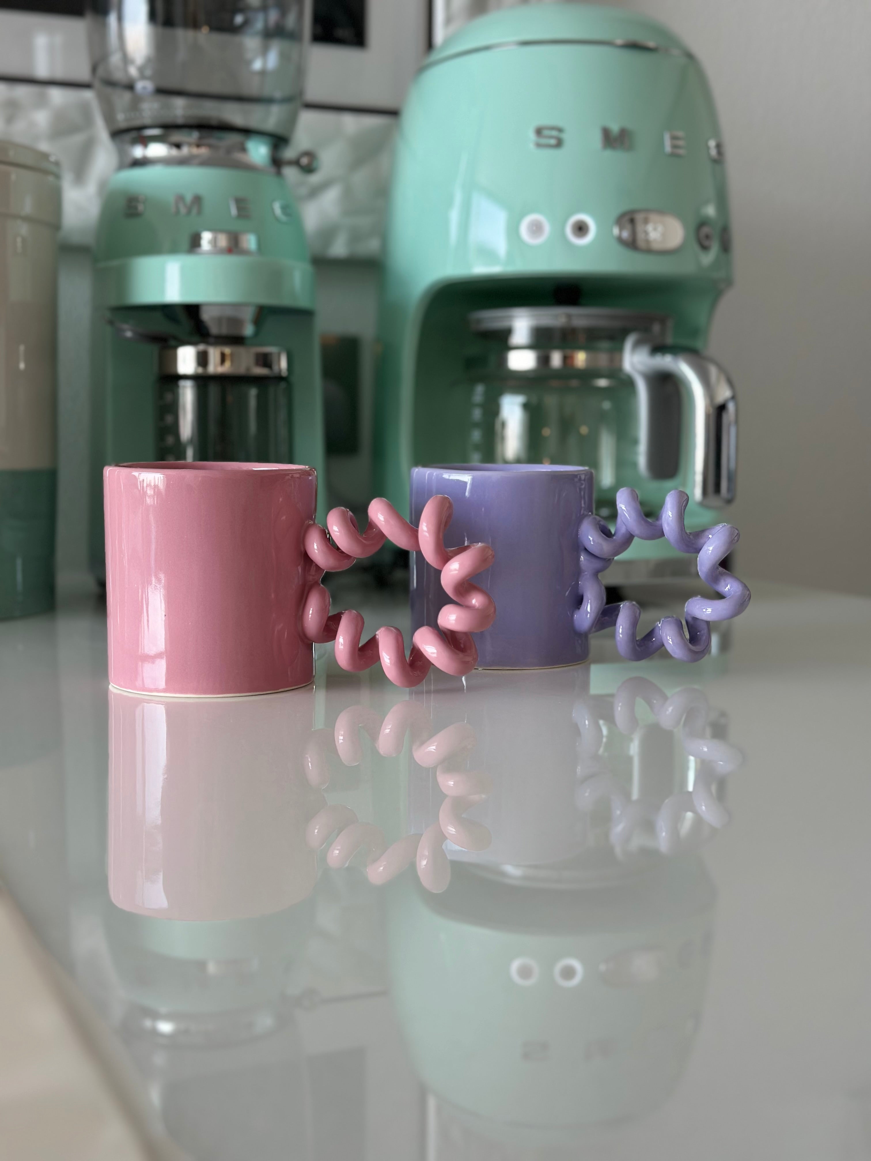 Curly Mug - Pink