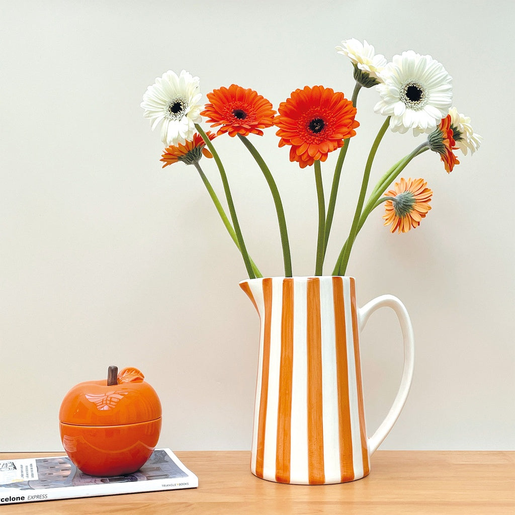 JUG STRIPE LARGE ORANGE