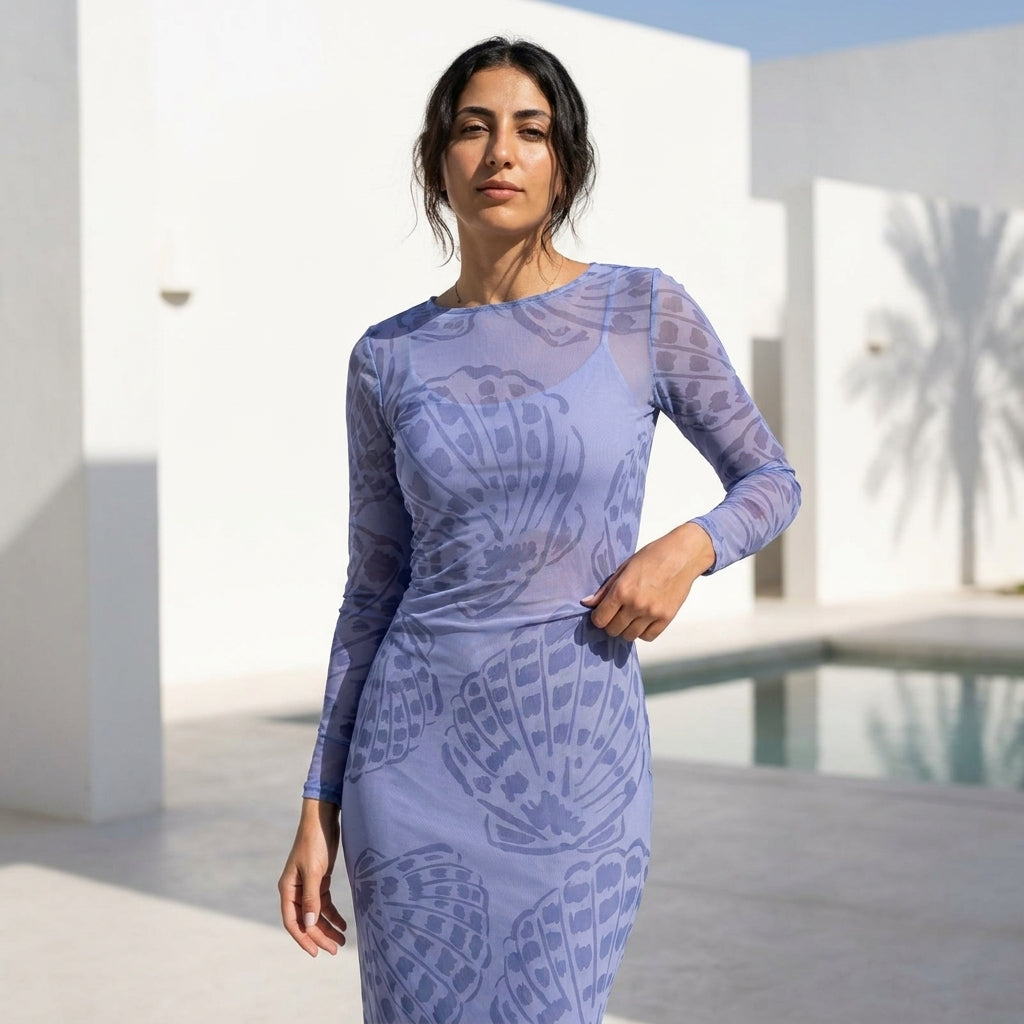 THE ARIEL COVER-UP BABY BLUE