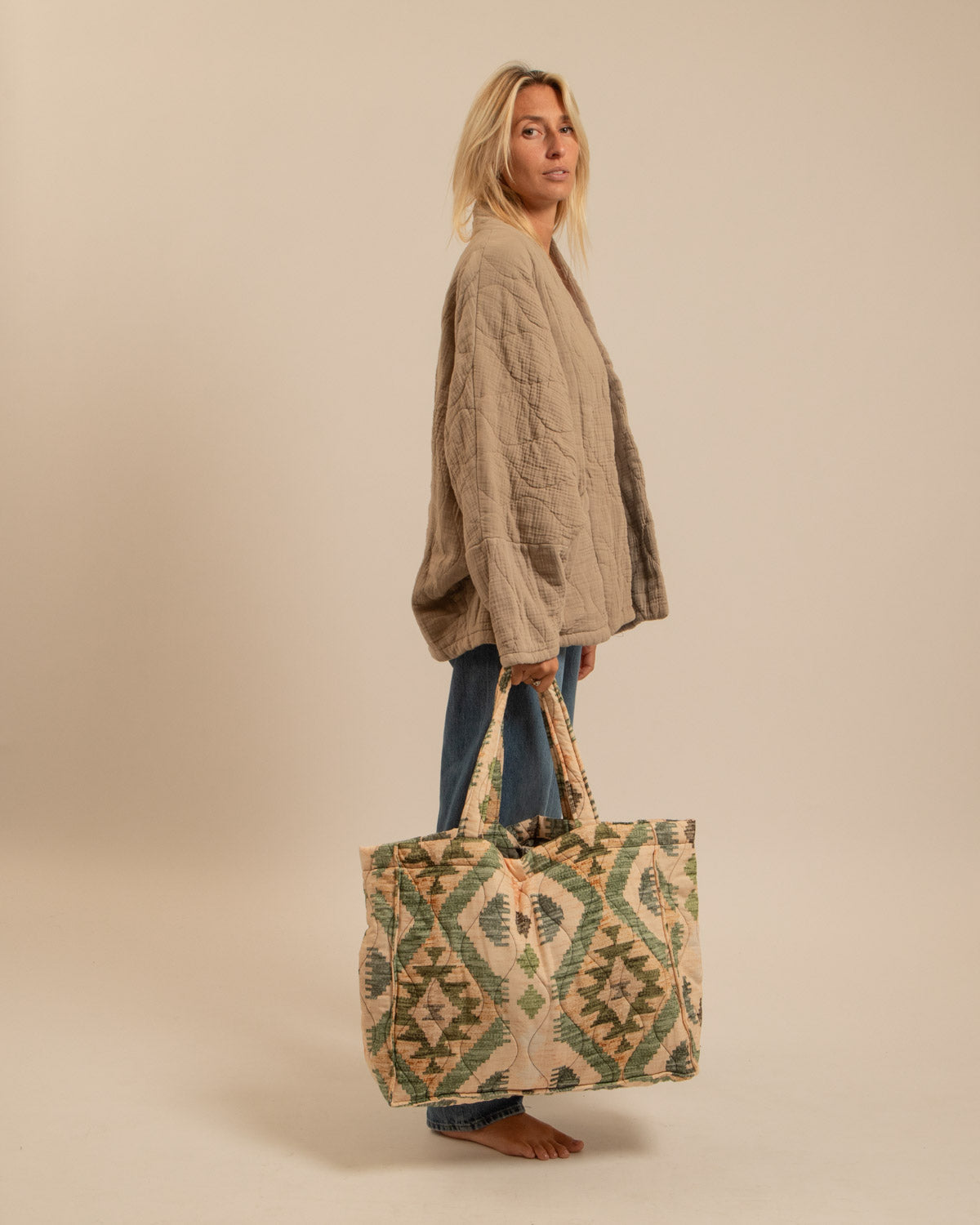 PHILADELPHIE2 CABAS BAG CIPOLA KHAKI