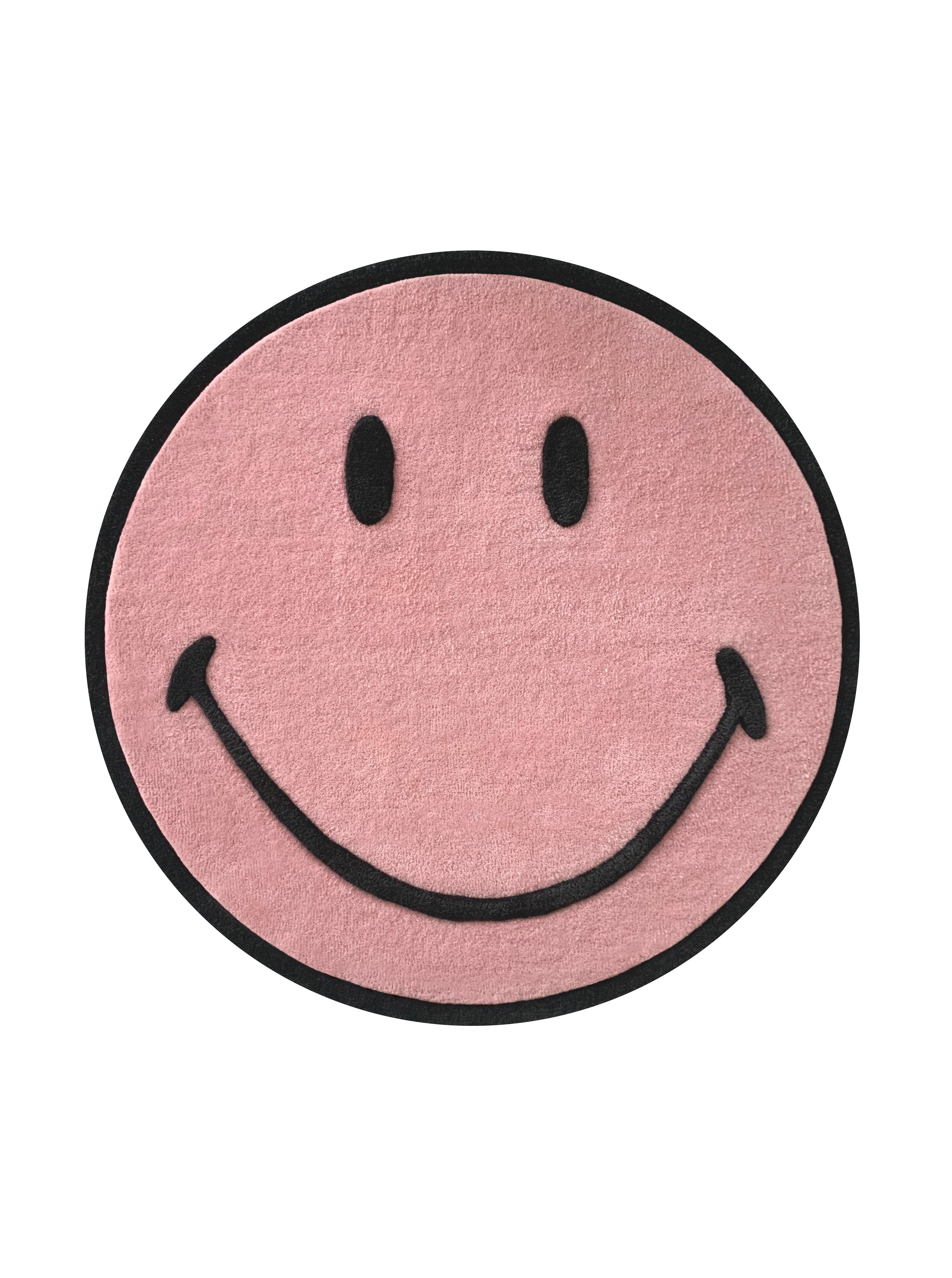 MAISON DEUX SMILEY RUG PINK