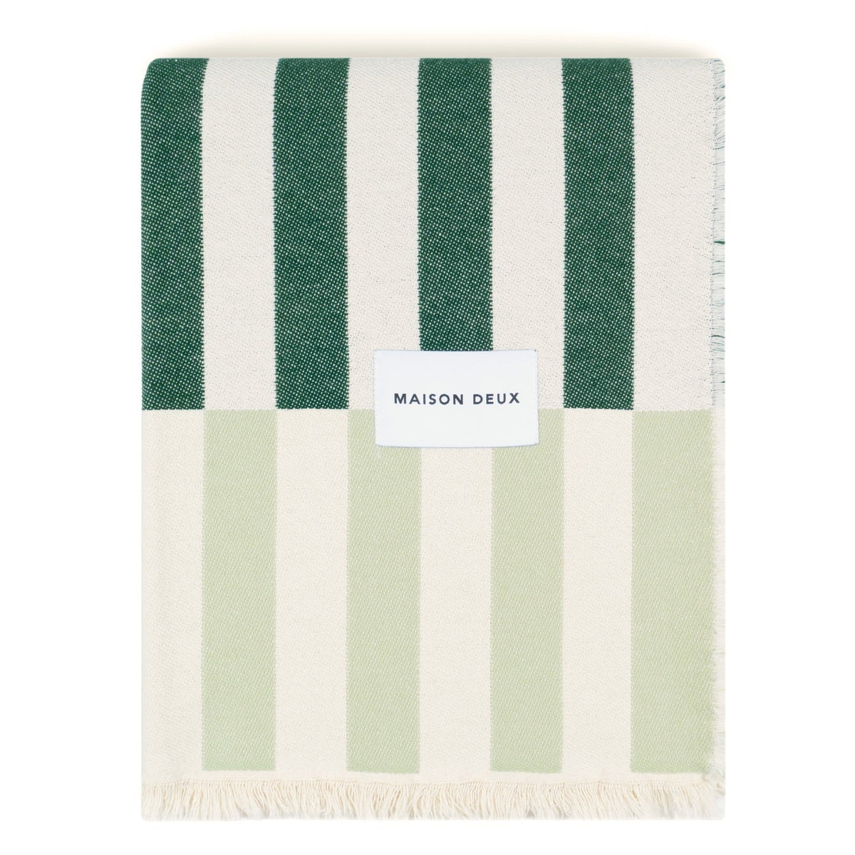 MAISON DEUX TILES BLANKET SAGE FOREST