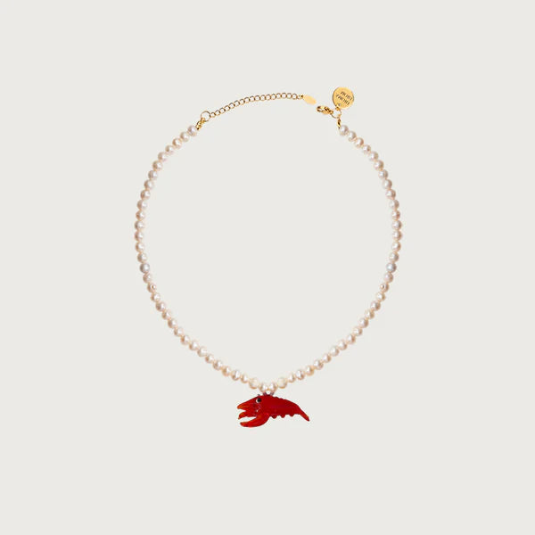 AMORI MORI ONE LOBSTER PEARL NECKLACE