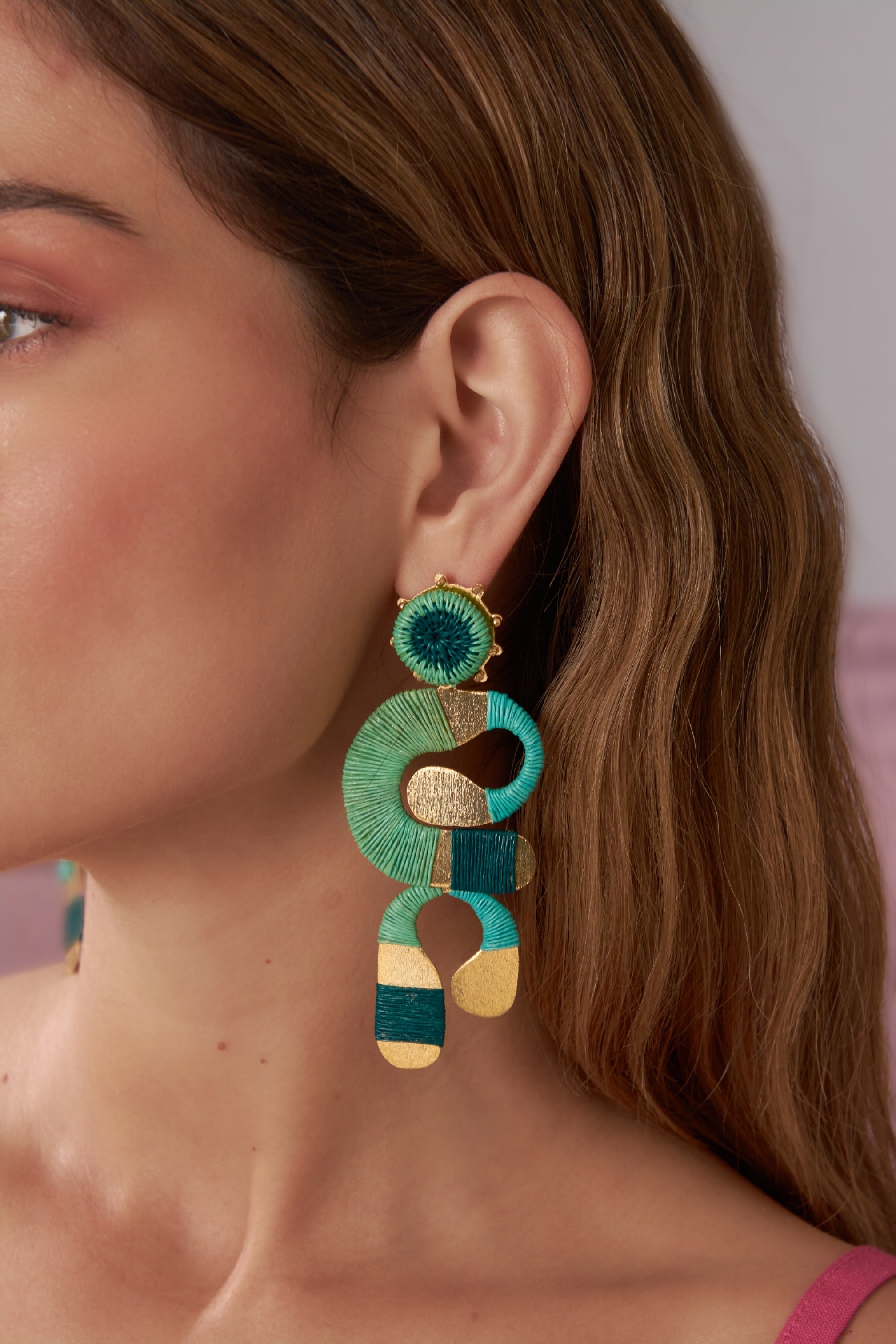 EOS EARRINGS GREEN