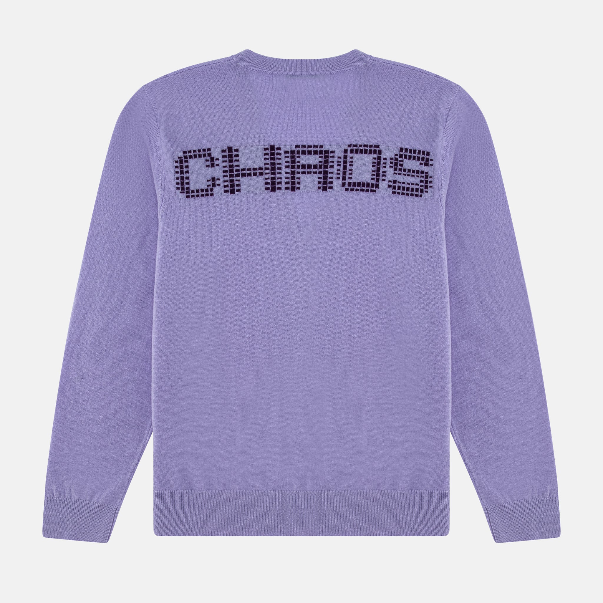 UNISEX CHAOS JAQUARD CARDIGAN, LILAC