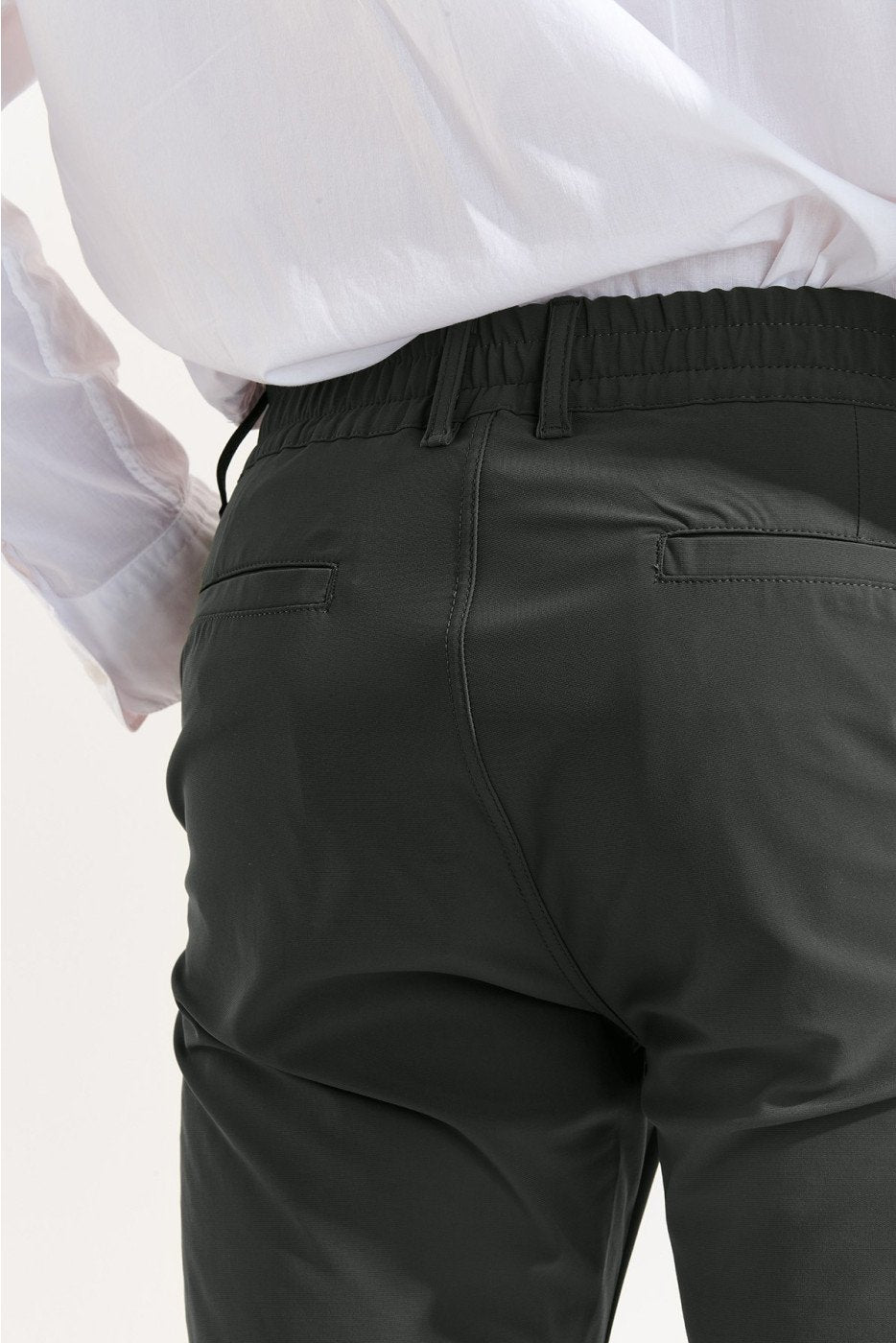 SERGE LESCADA PANTS FOREST GREEN