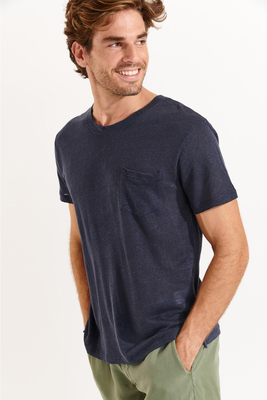 CYRIL LIN T-SHIRT NAVY