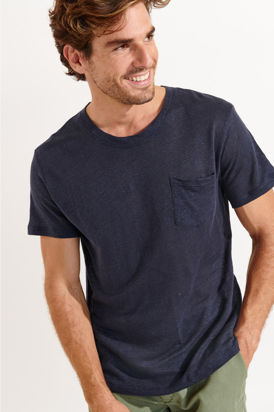 CYRIL LIN T-SHIRT NAVY