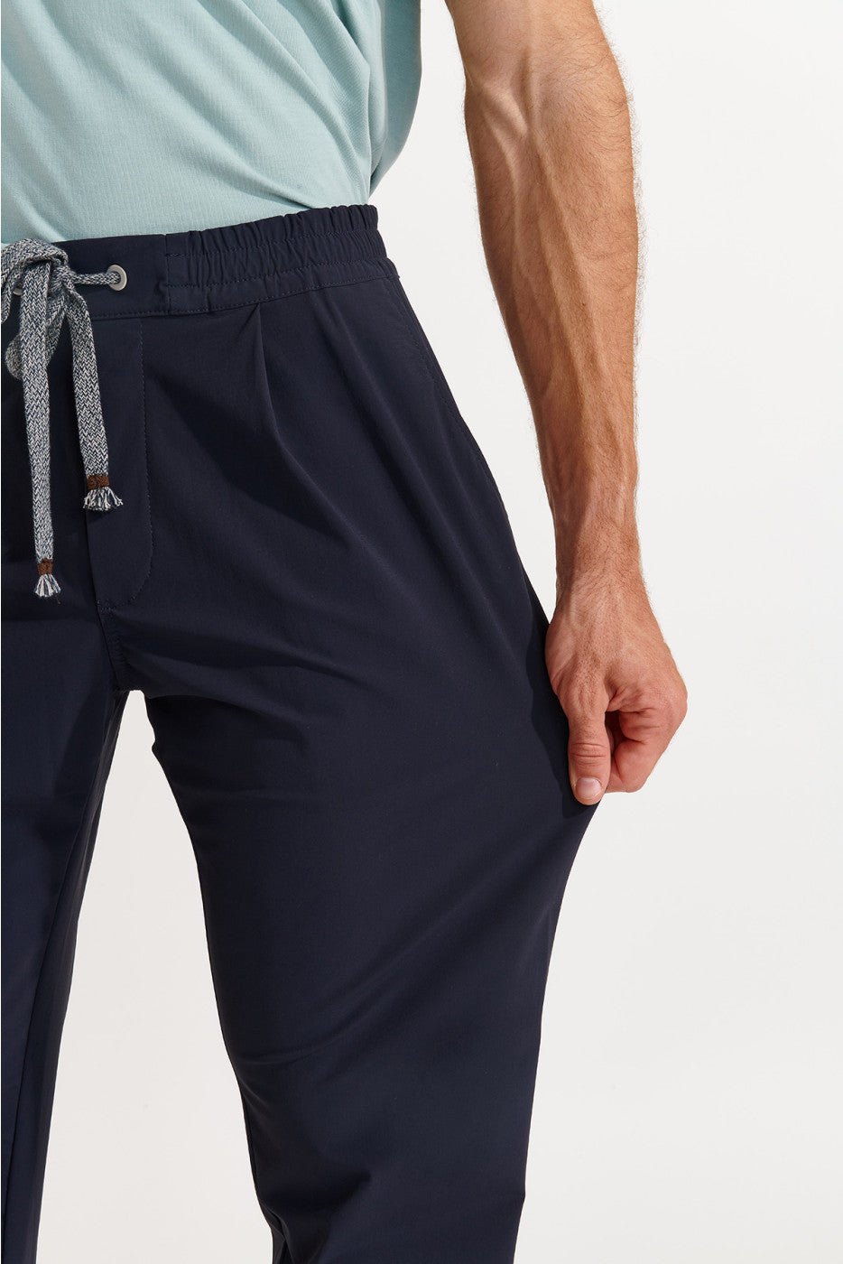 PAOLO LESCADA PANTS NAVY