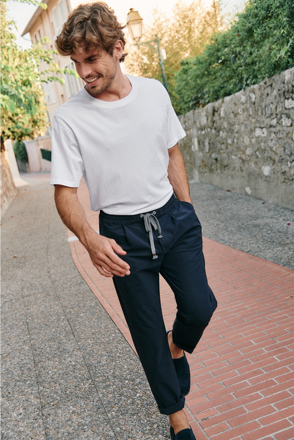 PAOLO LESCADA PANTS NAVY