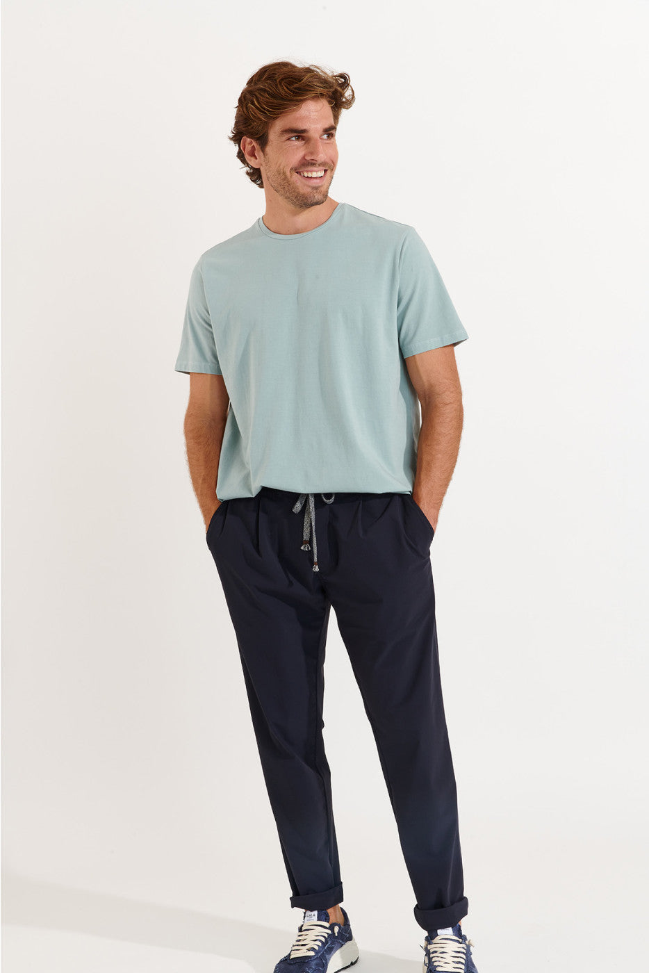 PAOLO LESCADA PANTS NAVY