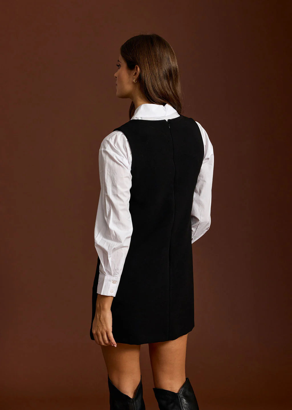MIRANDA BLACK SHORT DRESS