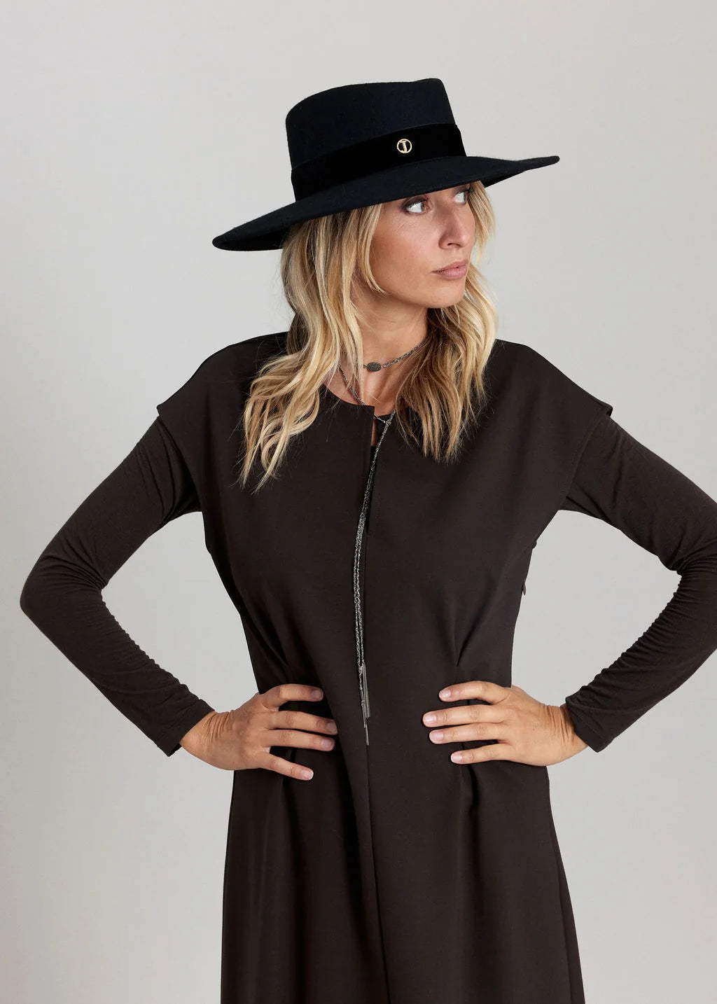VOLGA DRESS ESPRESSO