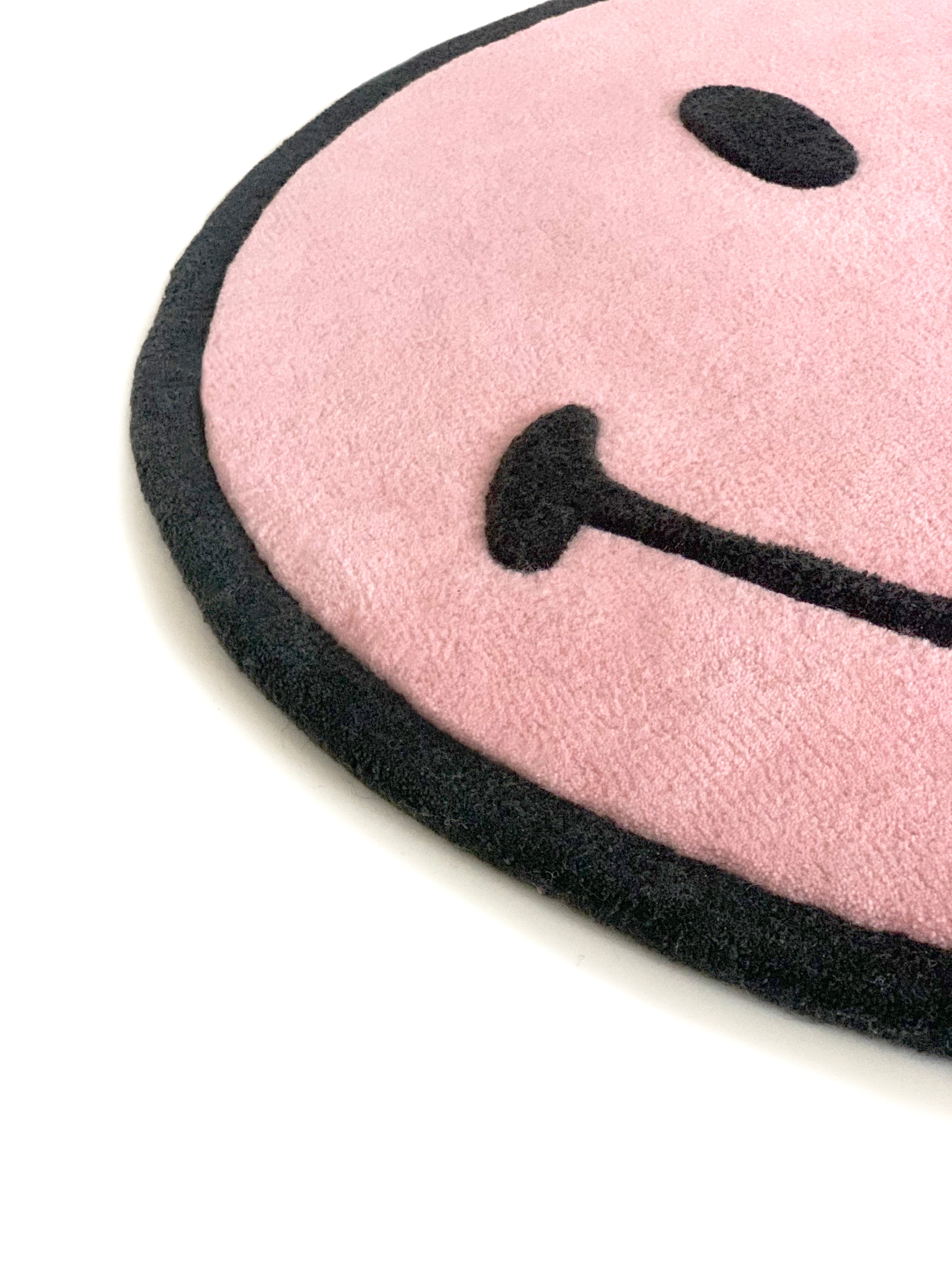 MAISON DEUX SMILEY RUG PINK