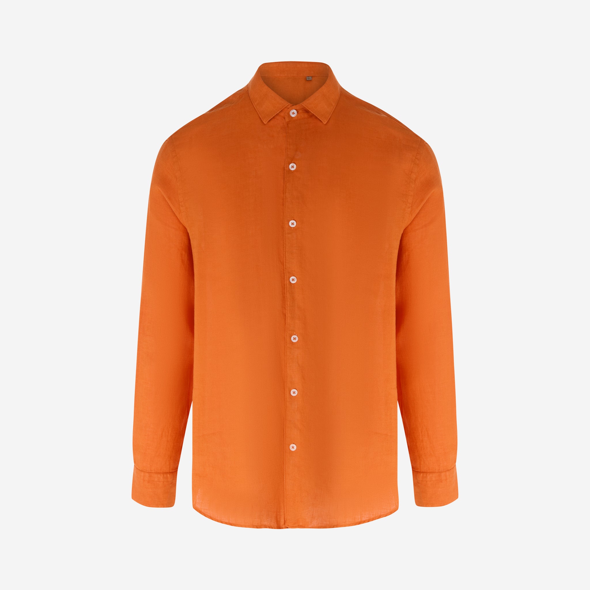 DAN LINEN SHIRT ORANGE