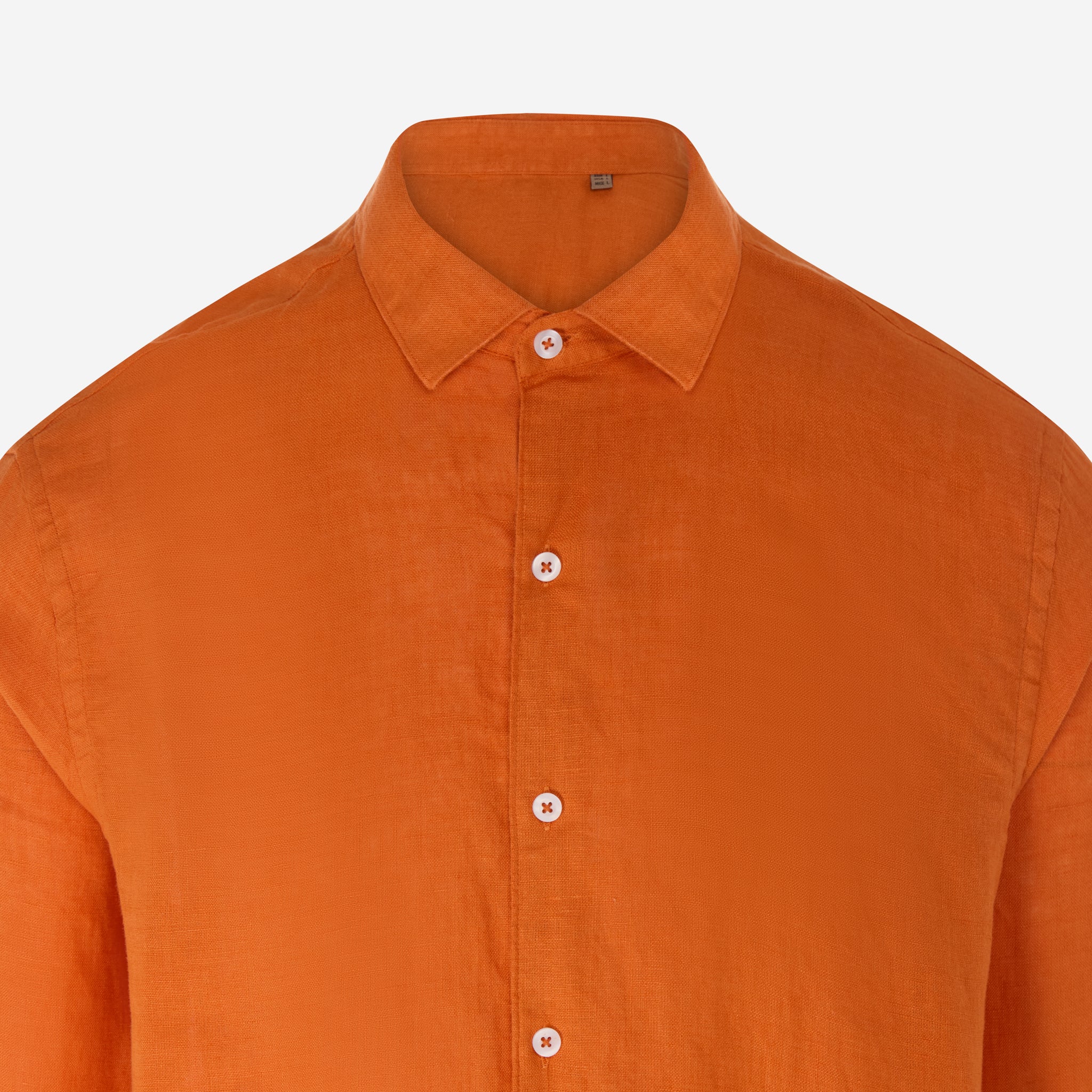 DAN LINEN SHIRT ORANGE