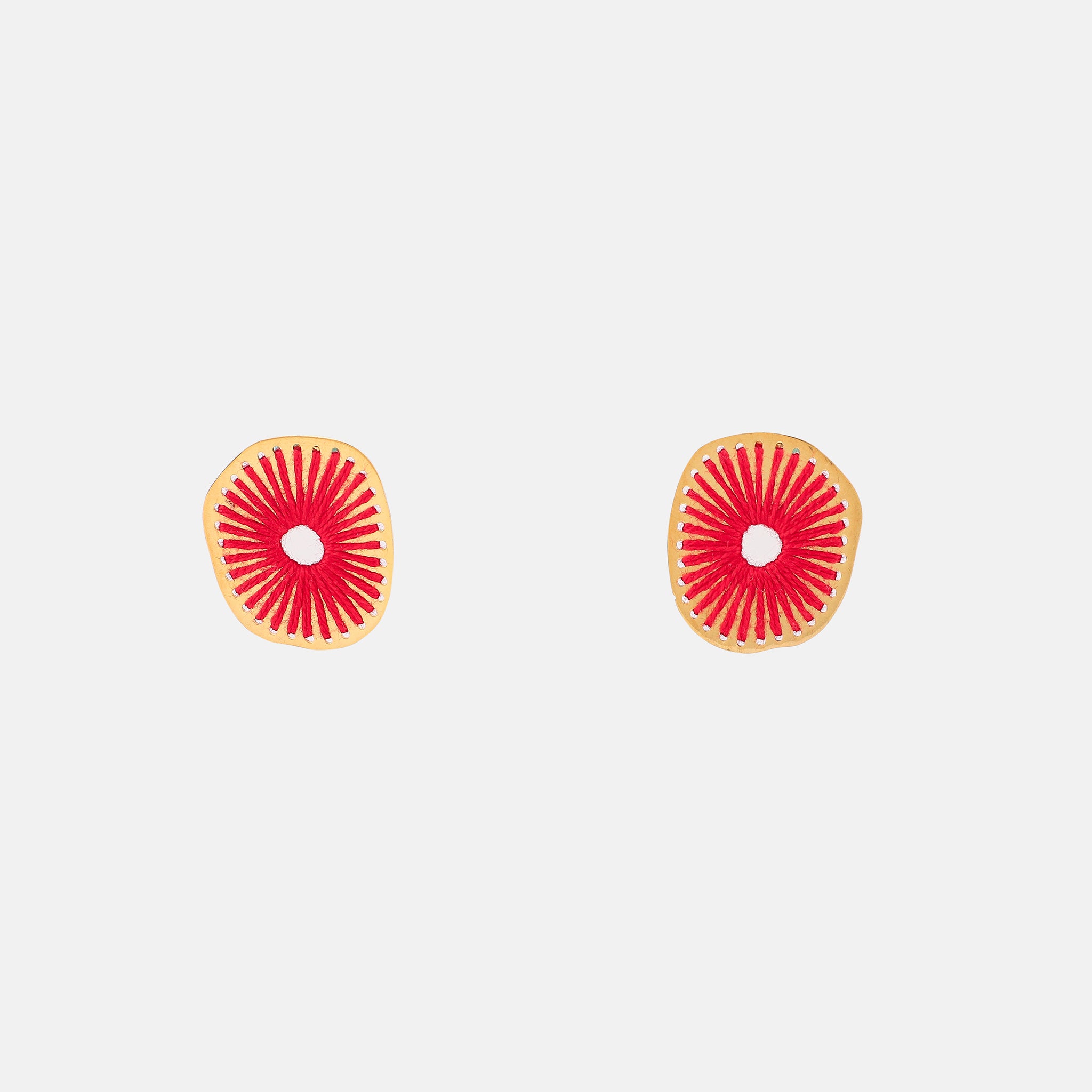 FUNGO EARRINGS CORAL